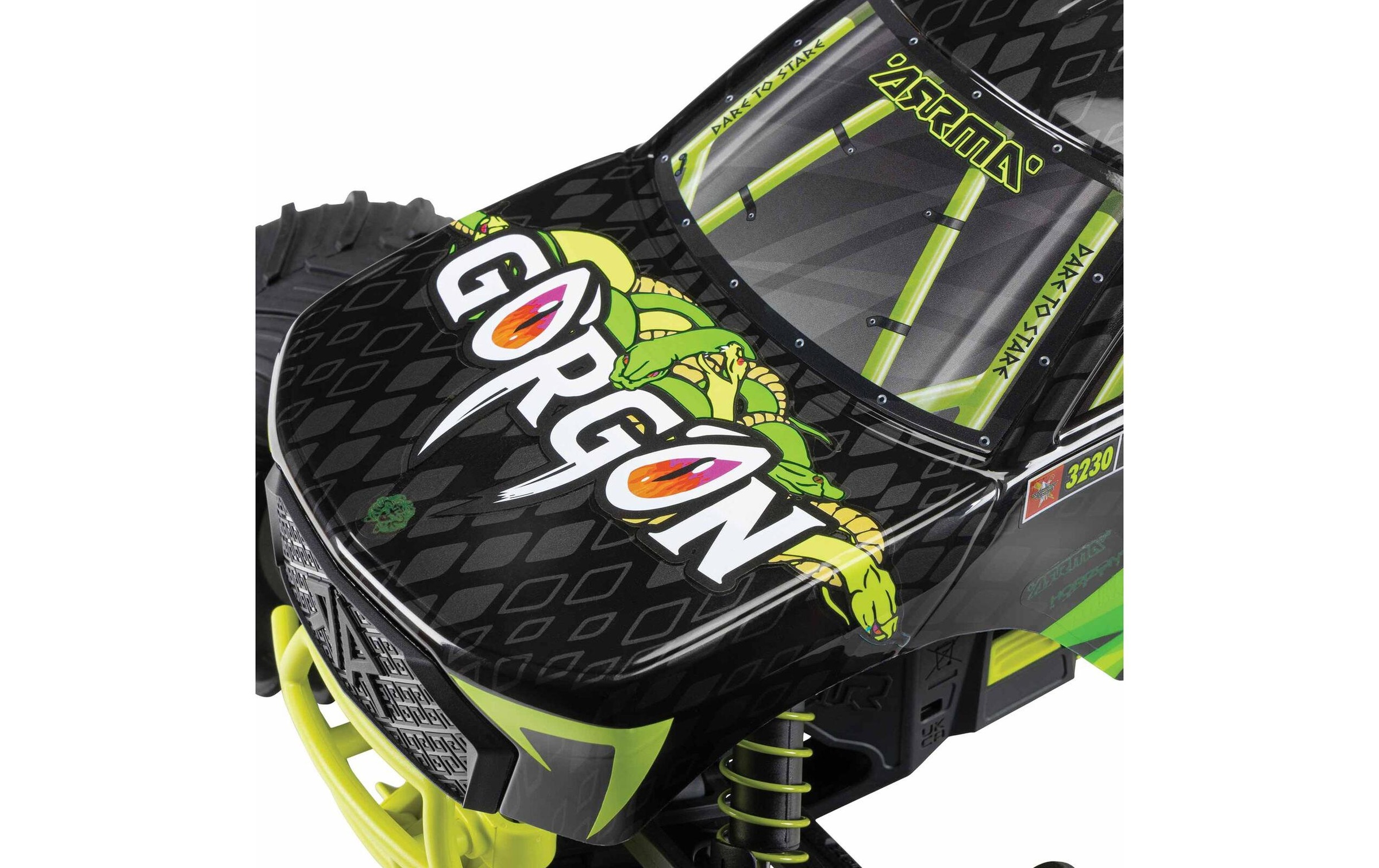 RC-Boot »Arrma Truck Gorgon MEGA 550 RWD Gelb RTR«