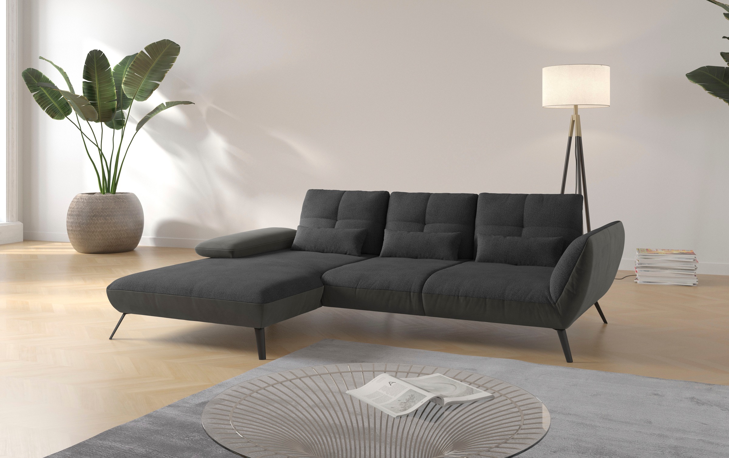 Image of GOODproduct Ecksofa "Mikado L-Form" inkl. Sitztiefenverstellung und Armteilverstellung