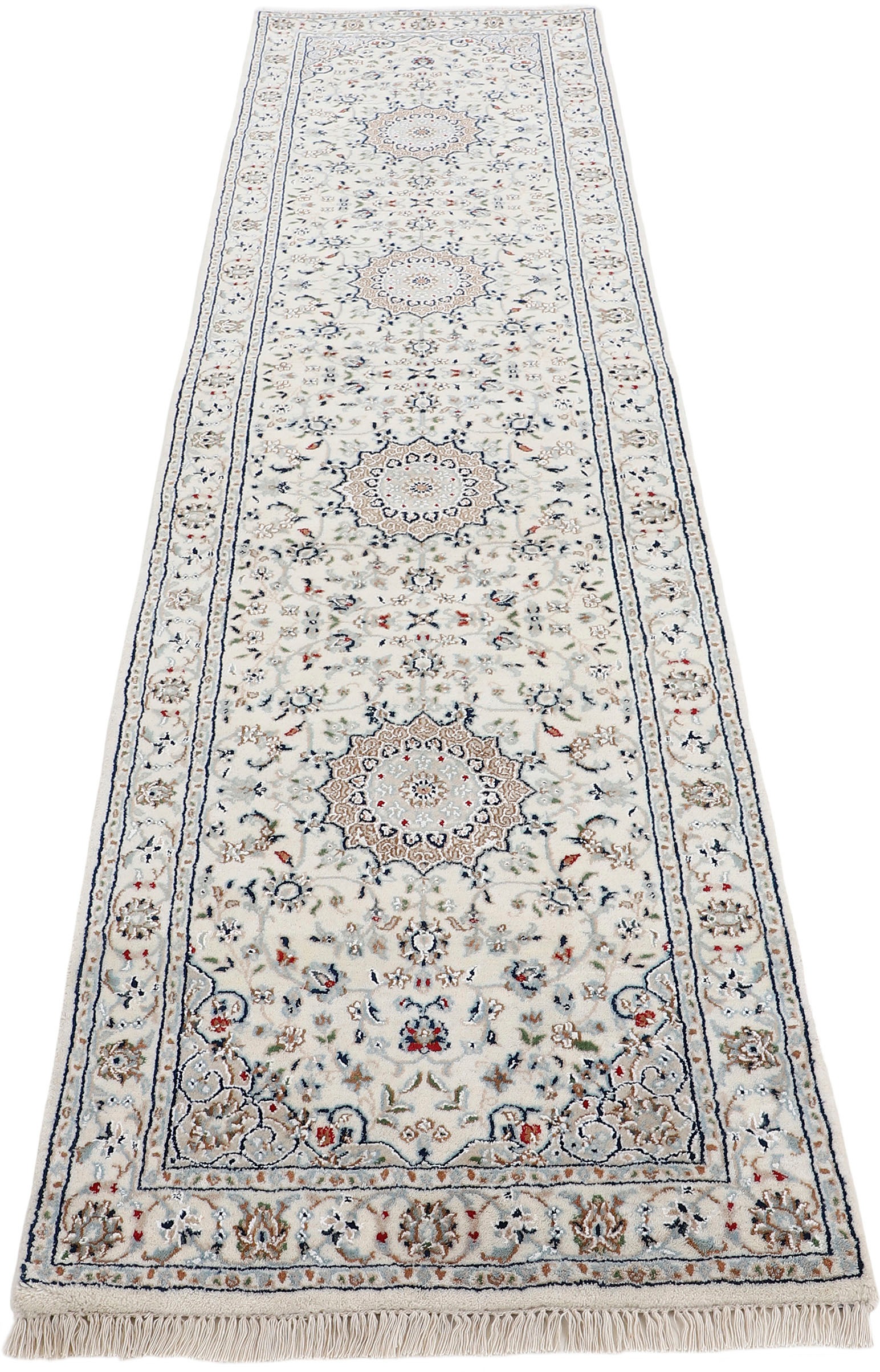 Woven Arts Orientteppich »Nain,  auch als Läufer«, rechteckig, 15 mm Höhe, handgeknüpft, Wohnzimmer, reine Wolle