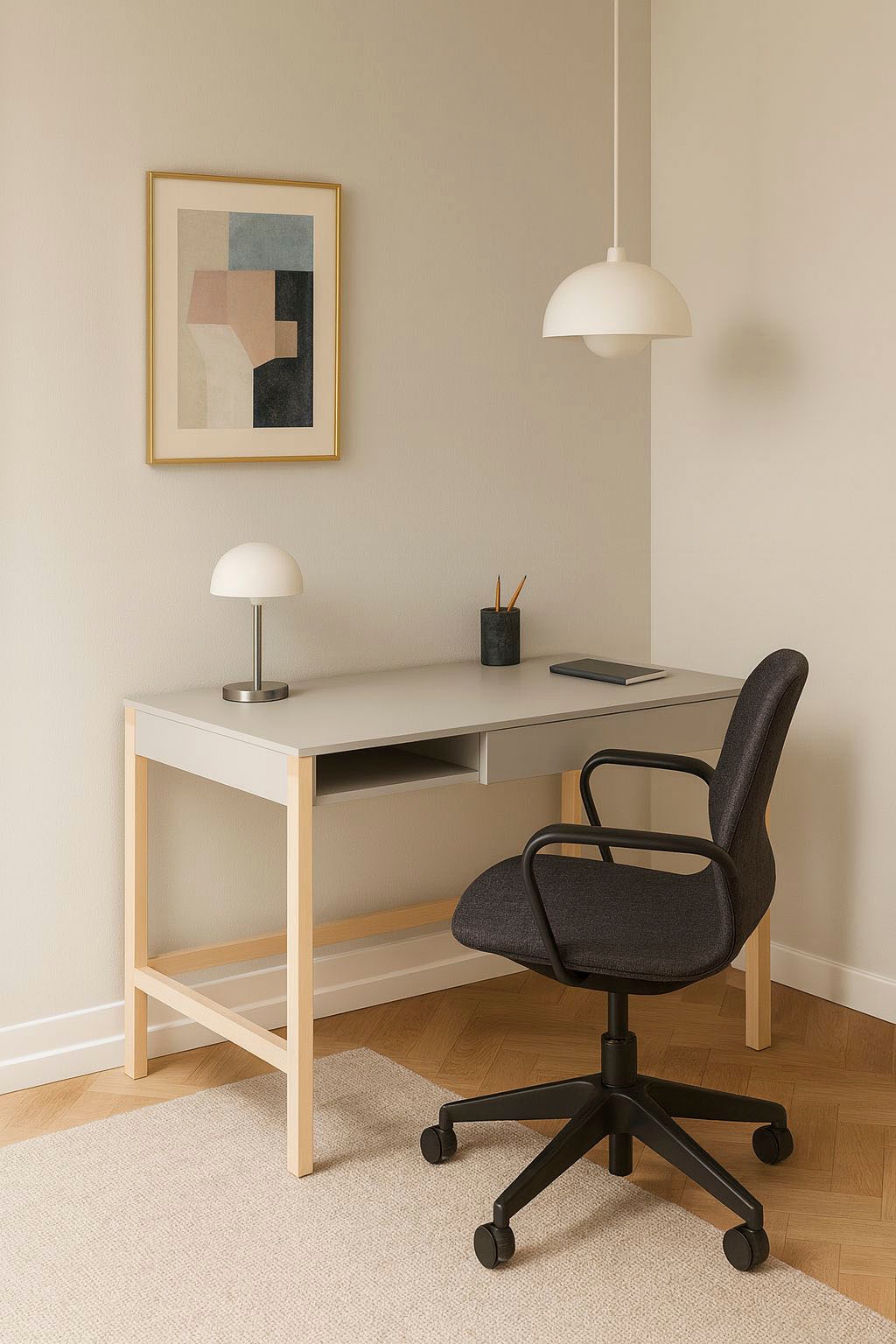 Image of Woodman Schreibtisch "Northgate" im skandinavian Design, Breite 112 cm, FSC-zertifiziert