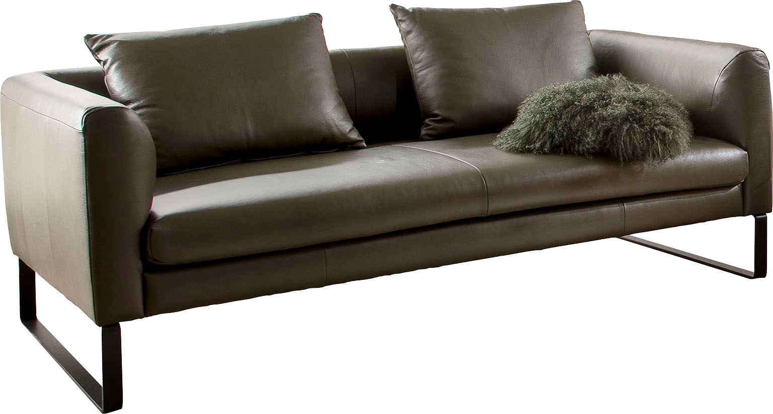 Image of 3C Candy 2,5-Sitzer "Avola elegantes Leder Sofa mit tollem Sitzkomfort, bequem" tolle Details und hochwertige Verarbeitung