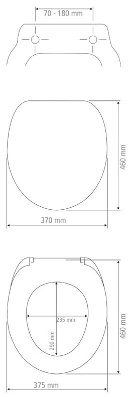 WENKO WC-Sitz »Neo«, mit Softclose, aus Duroplast