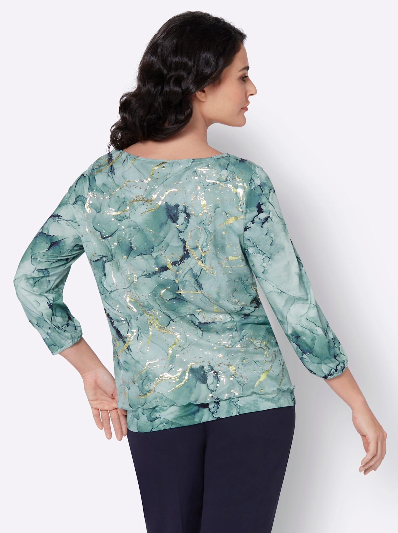 creation L 3/4-Arm-Shirt »Mesh-Shirt«, (1 tlg.)