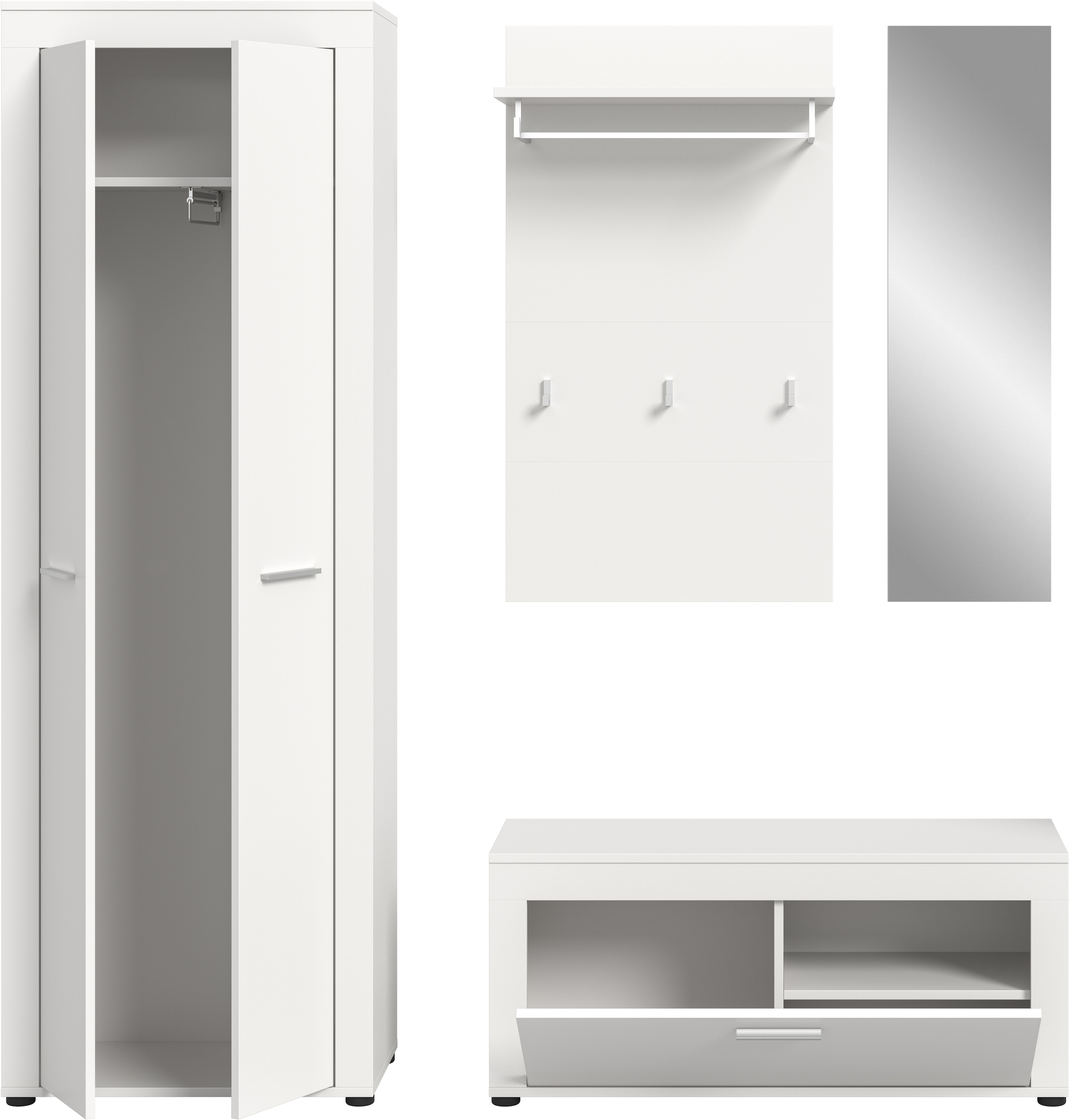 INOSIGN Ensemble de vestiaires »Aosta« Set, 4 cuis tlg.