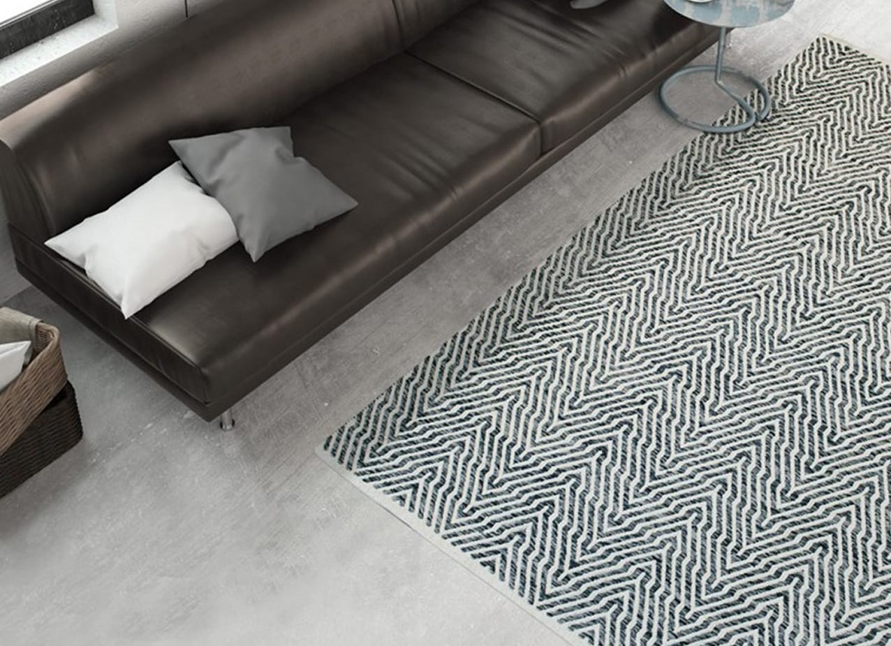 Image of calo-deluxe "Luba 433" rechteckig 7 mm Höhe reine Baumwolle, handgewebt, Wohnzimmer, Kinderzimmer