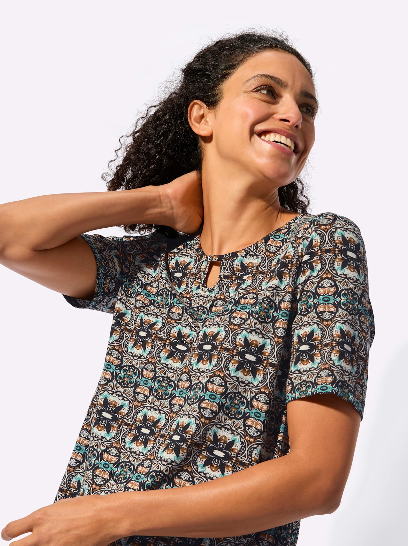 Inspirationen Kurzarmshirt »Druck-Shirt« 1 tlg.