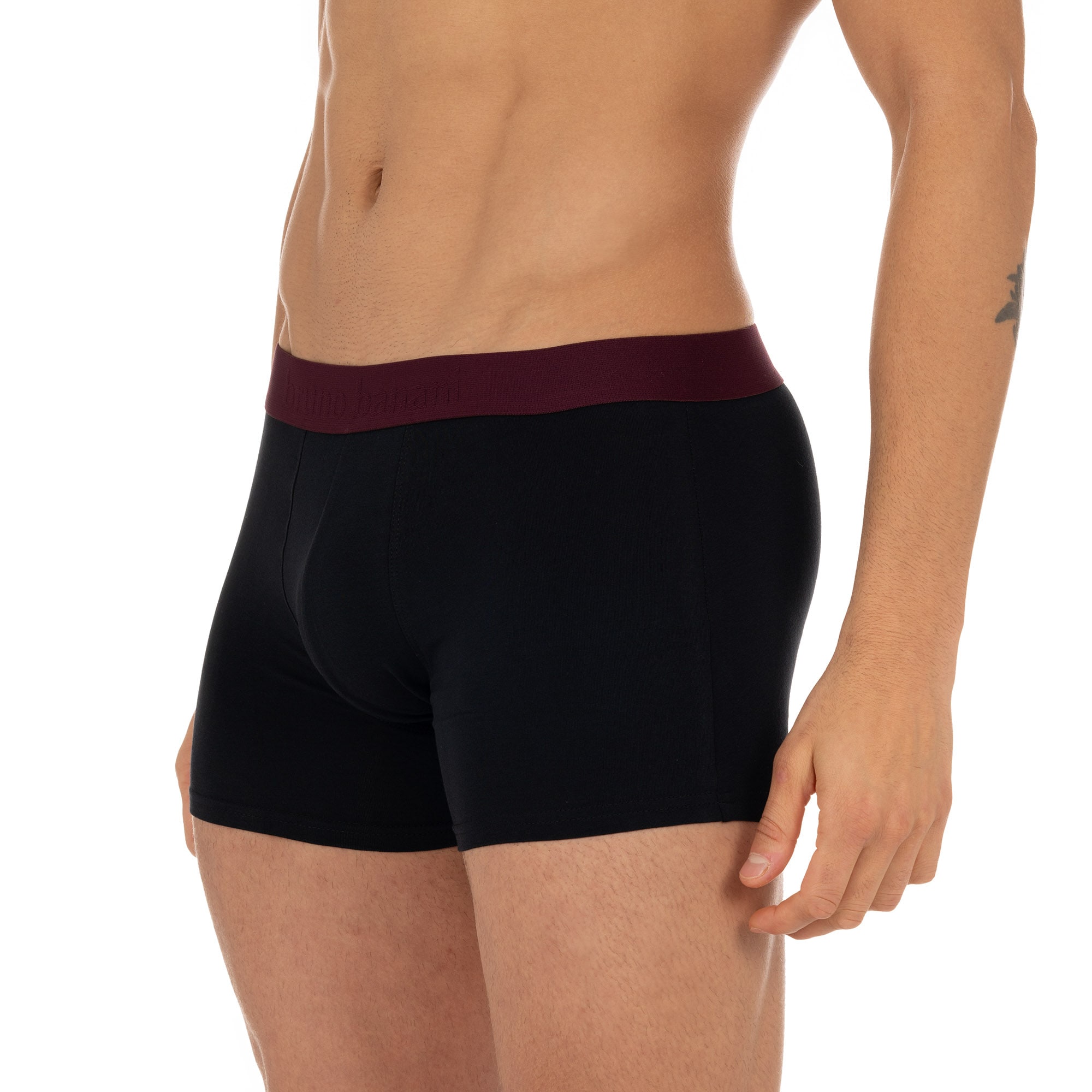 Bruno Banani Boxers »FLOWING« 2er Pack,  mit kontrastfarbenem Bündchen
