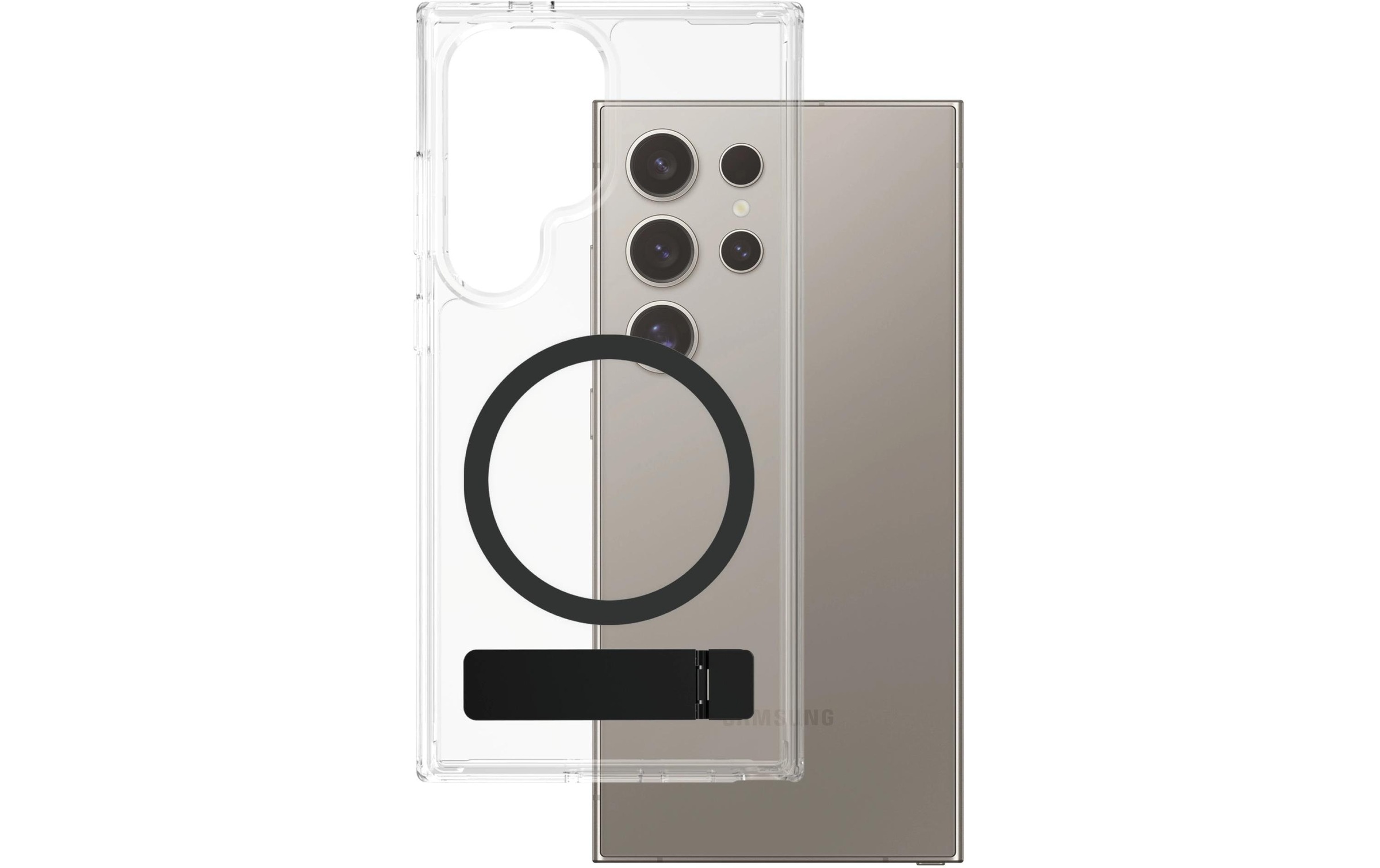 Image of CARE by PanzerGlass Backcover "Feature Kickstand Galaxy S25 Ultra" Samsung Galaxy S25 Ultra