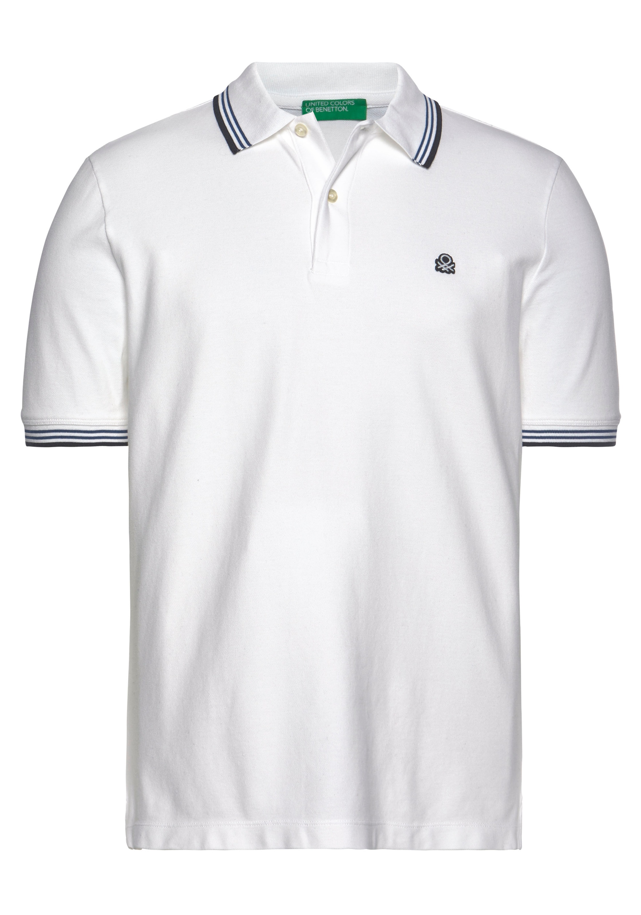 Image of United Colors of Benetton Poloshirt, mit Farbakzenten bei Ackermann Versand Schweiz