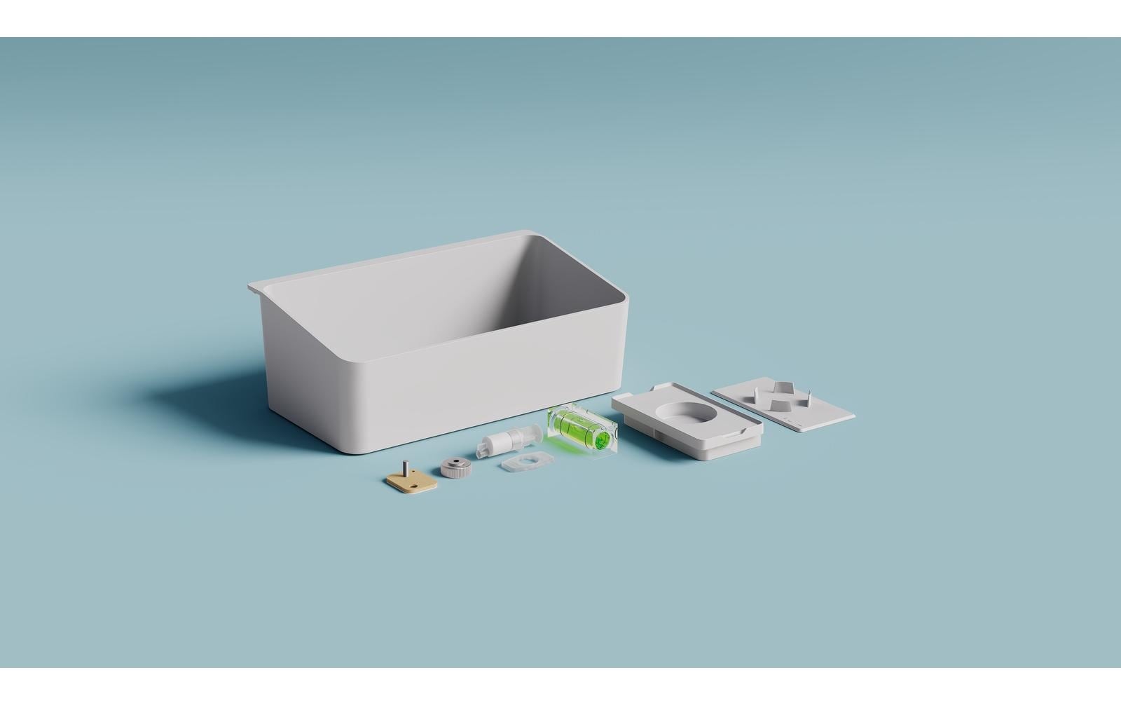 tesa Aufbewahrungsbox »Set Silber«