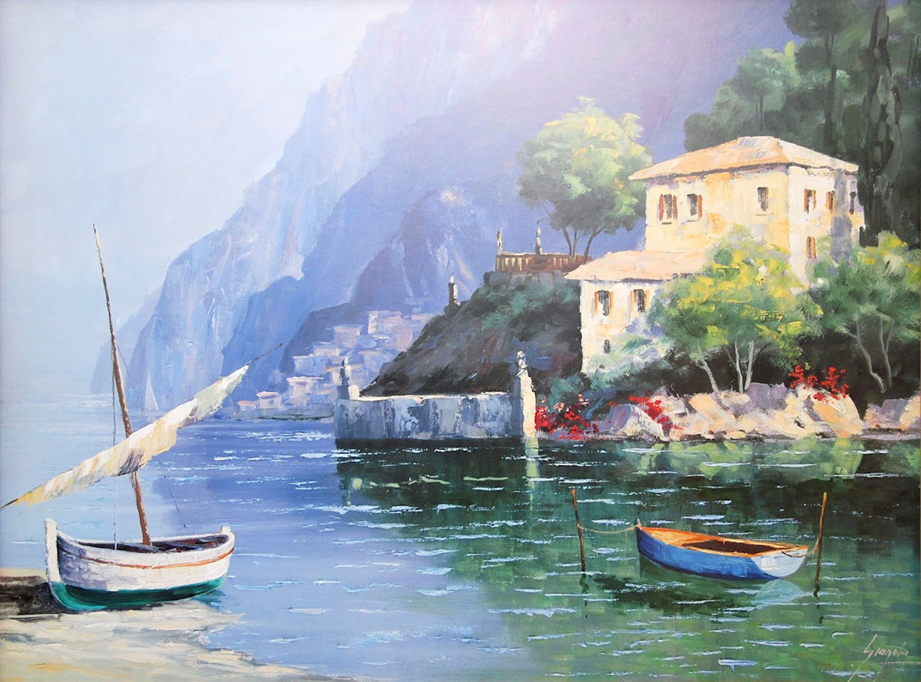 Image of Home affaire Kunstdruck »Paiesaggio«, (1 St.) bei Ackermann Versand Schweiz