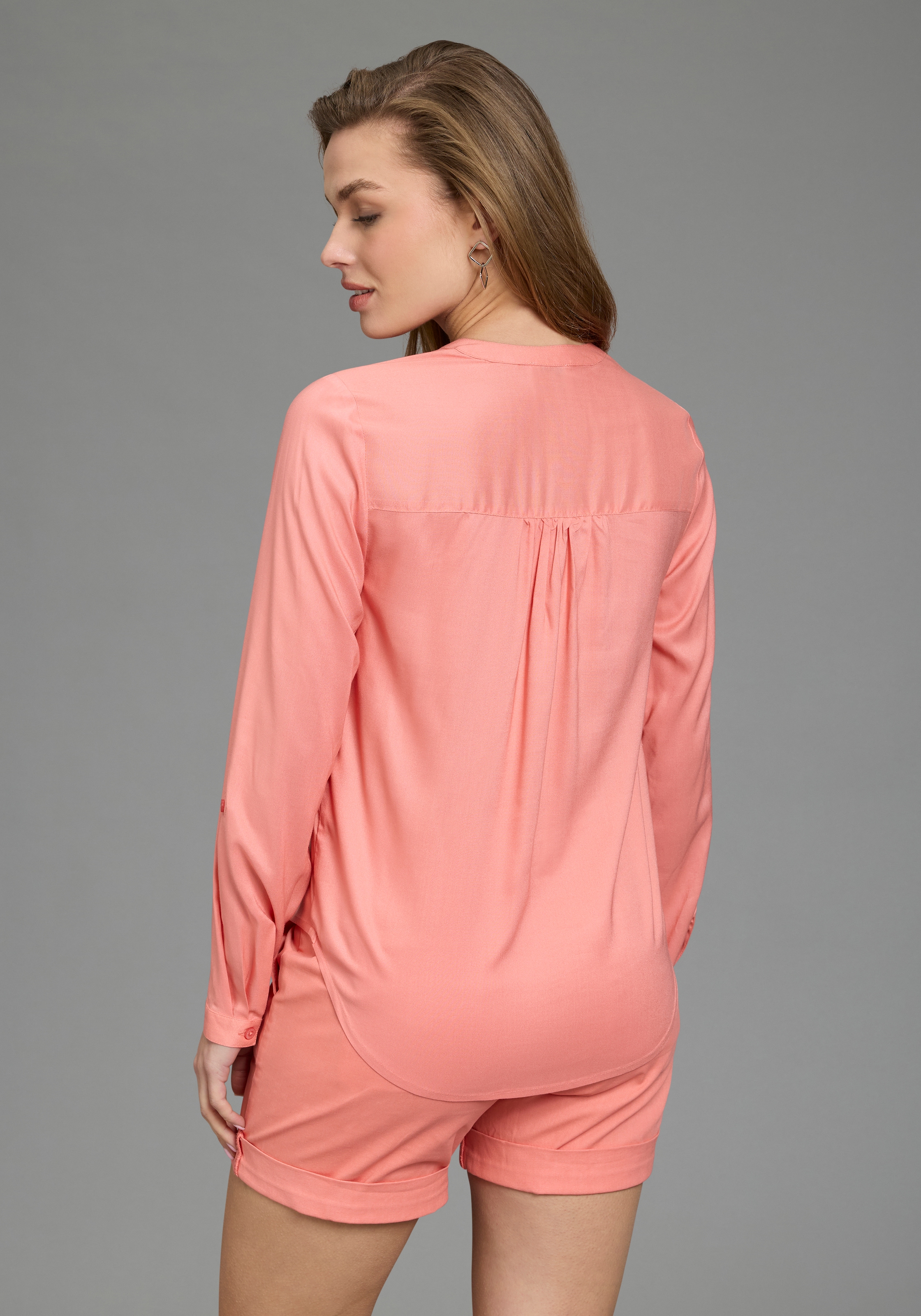 AJC Hemdbluse aus weich fliessender Viskose