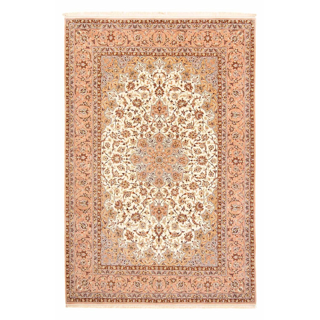 morgenland Orientteppich »Perser - Isfahan - Premium - 291 x 200 cm - hellbraun«, rechteckig