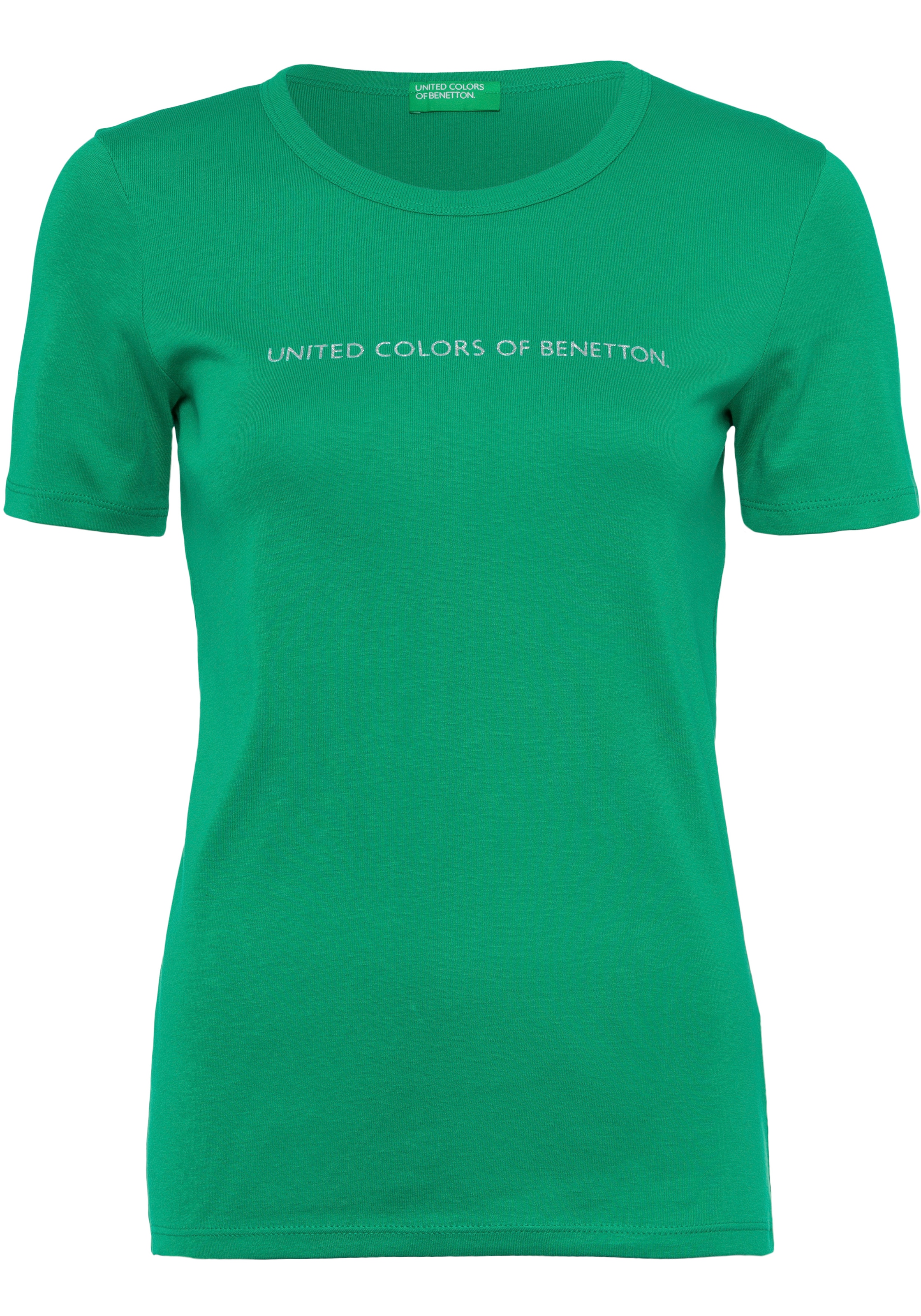 United ♕ Druck of tlg.), Colors (1 glitzerndem T-Shirt, versandkostenfrei mit Benetton bestellen