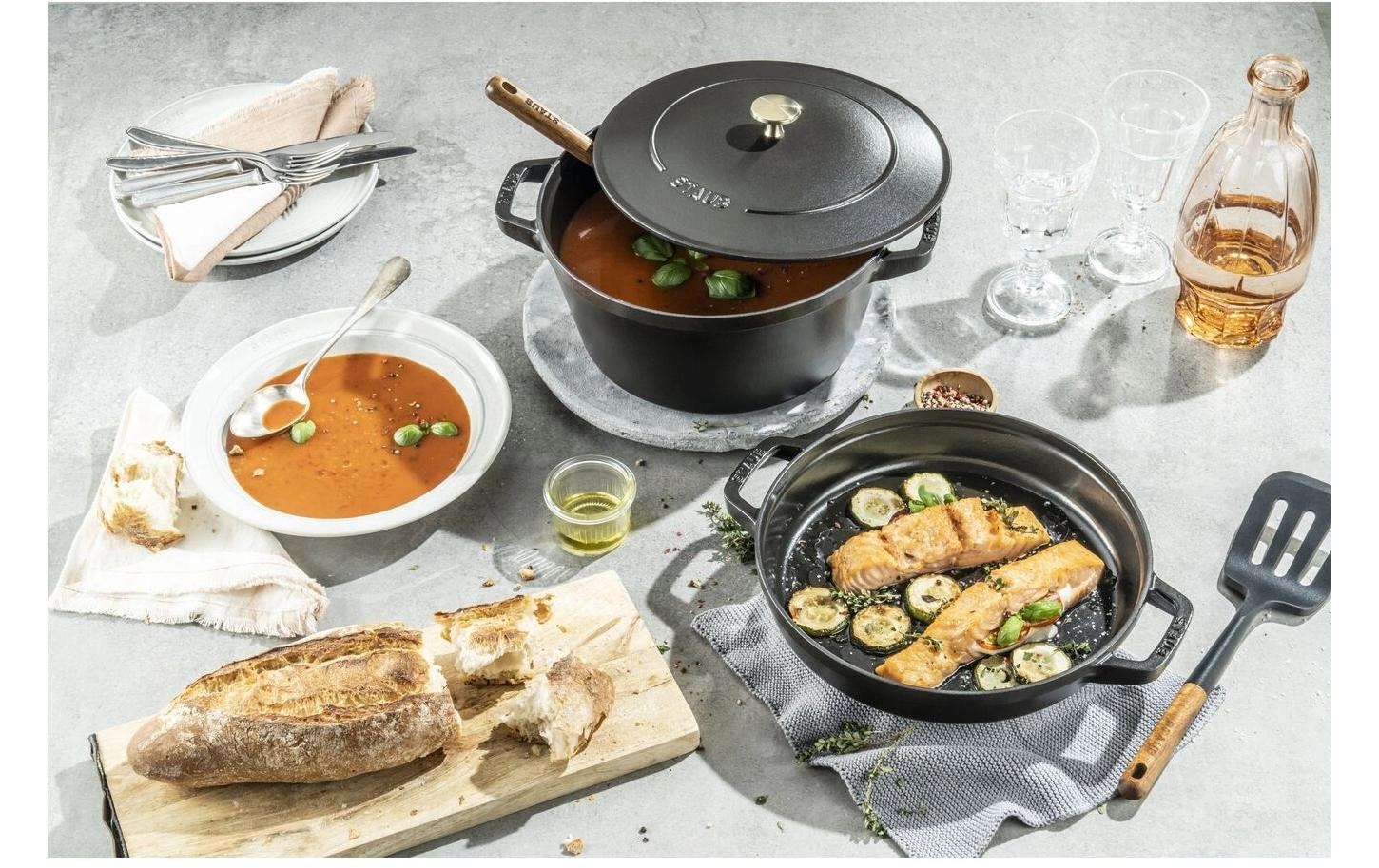 STAUB Topf-Set »Cocotte 3-teilig, 24 cm, 6,1 l« Eisen | Gusseisen