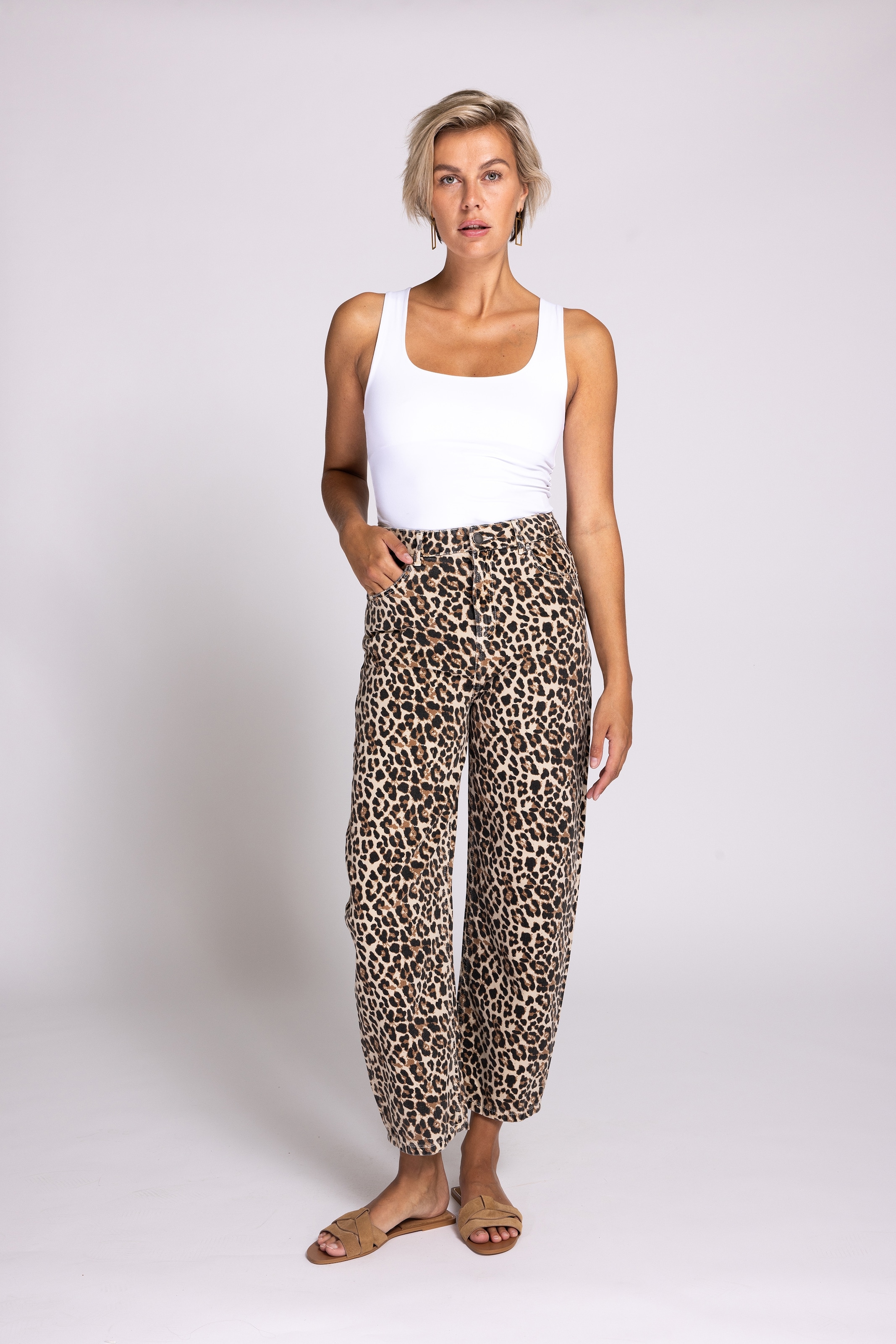 Zhrill 3/4-Hose »ZHIZA«, mit Leo-Print