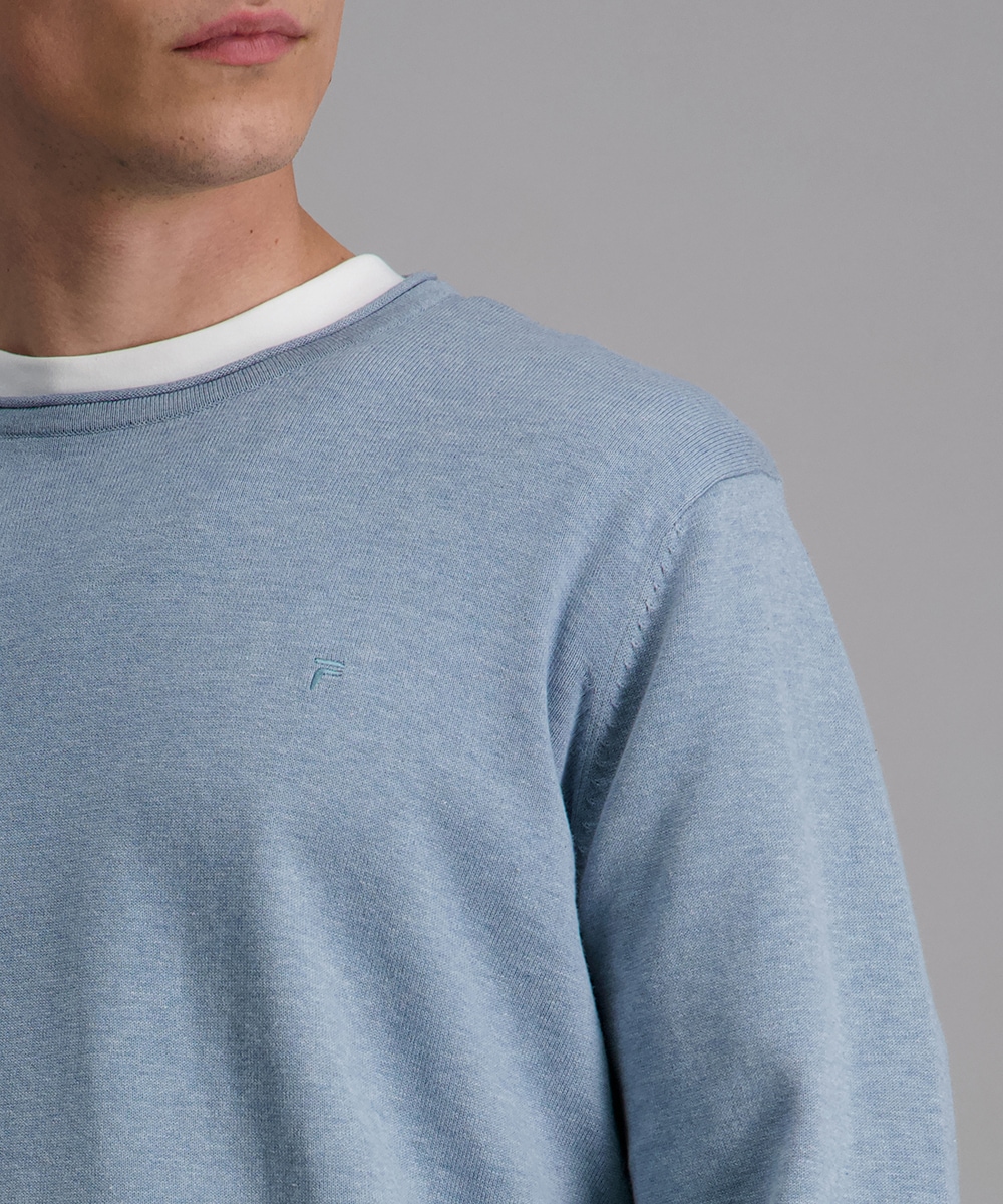 Image of Pioneer Authentic Jeans Rundhalspullover mit Rollkante