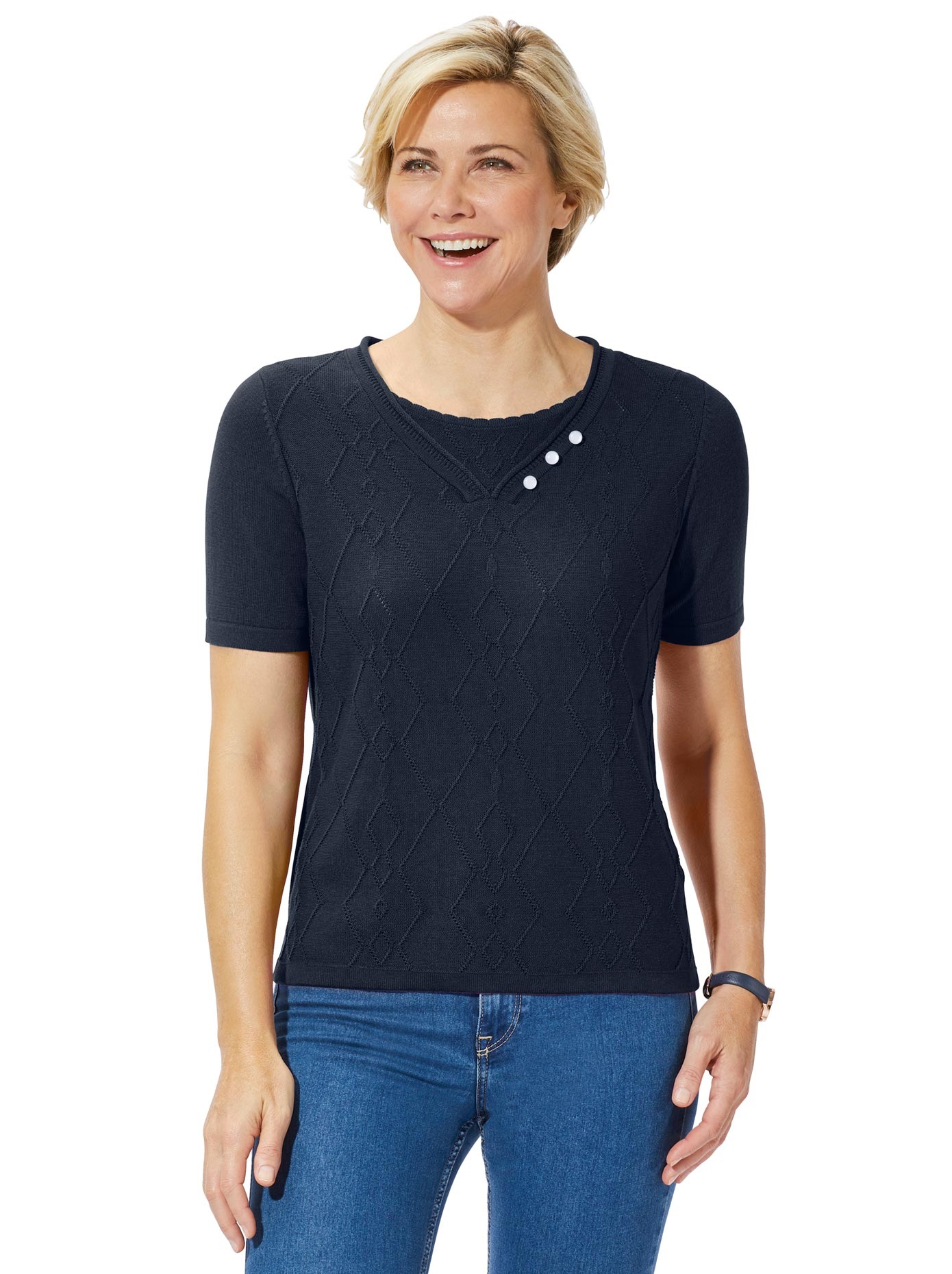 Image of Classic Basics V-Ausschnitt-Pullover »Pullover« bei Ackermann Versand Schweiz