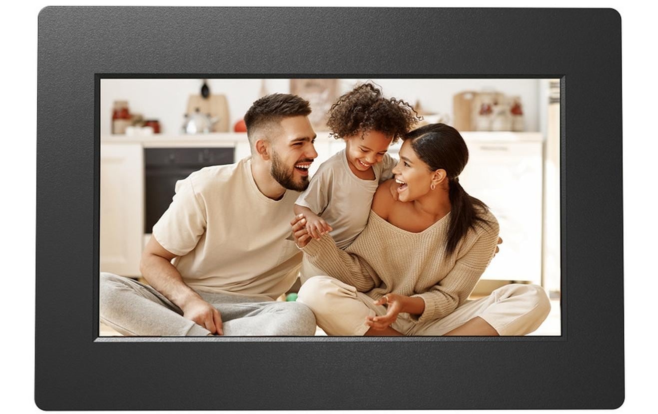 Image of AgfaPhoto Digitaler Bilderrahmen "Realiview APF700WiFi 7 Schwarz" 1024 x 600 px Pixel