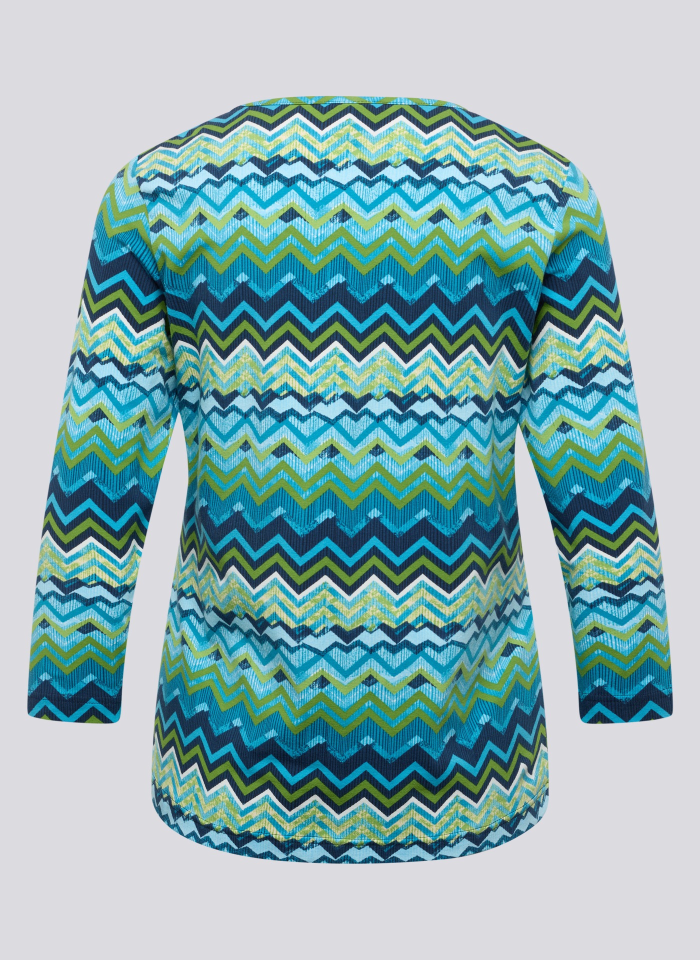 Rabe T-shirt à manches 3/4 mit grafischem Muster