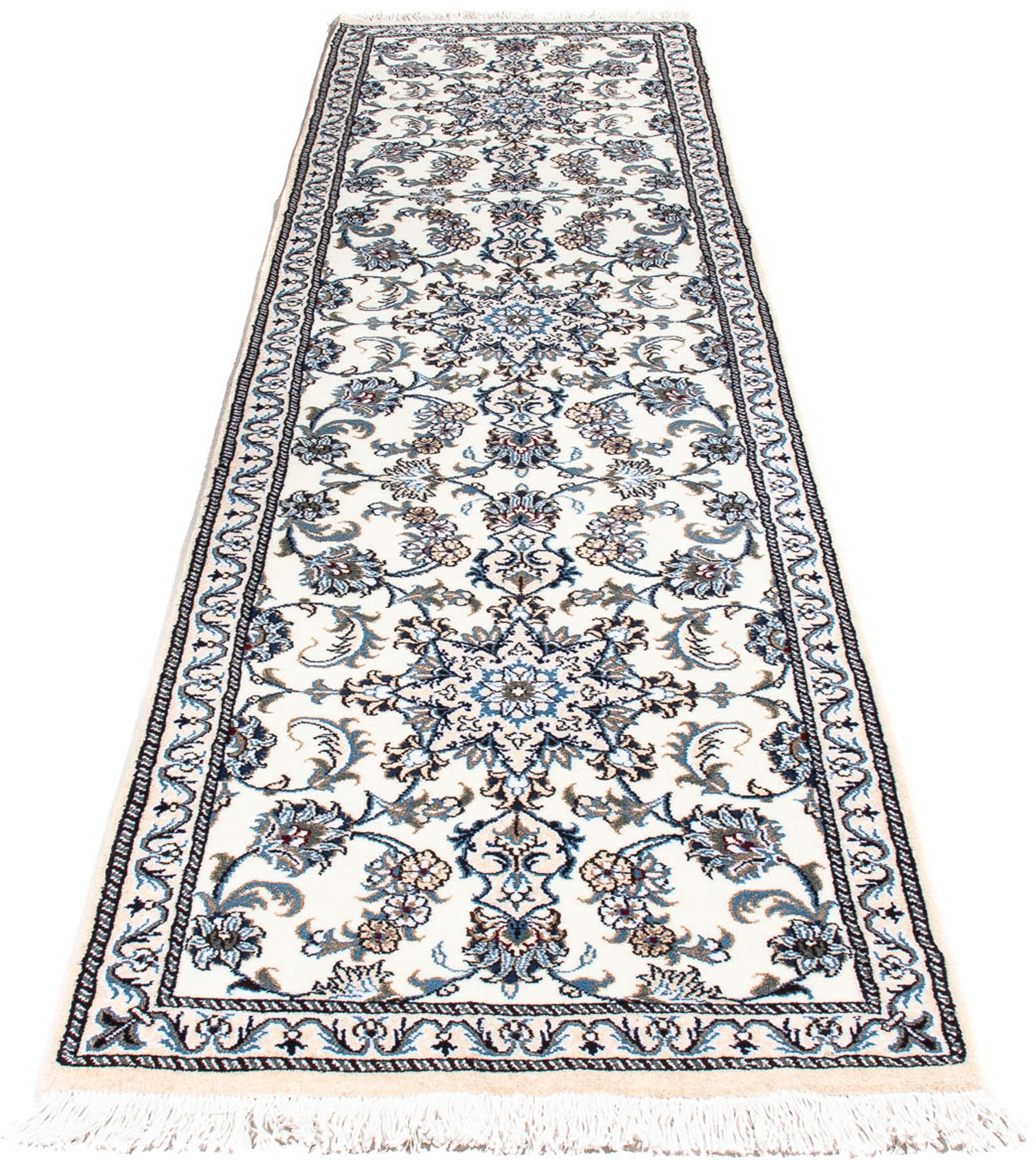 Image of morgenland Orientteppich »Perser - Nain - 296 x 76 cm - beige«, rechteckig, 12 mm Höhe, Wohnzimmer, Handgeknüpft, Einzelstück mit Zertifikat bei Ackermann Versand Schweiz