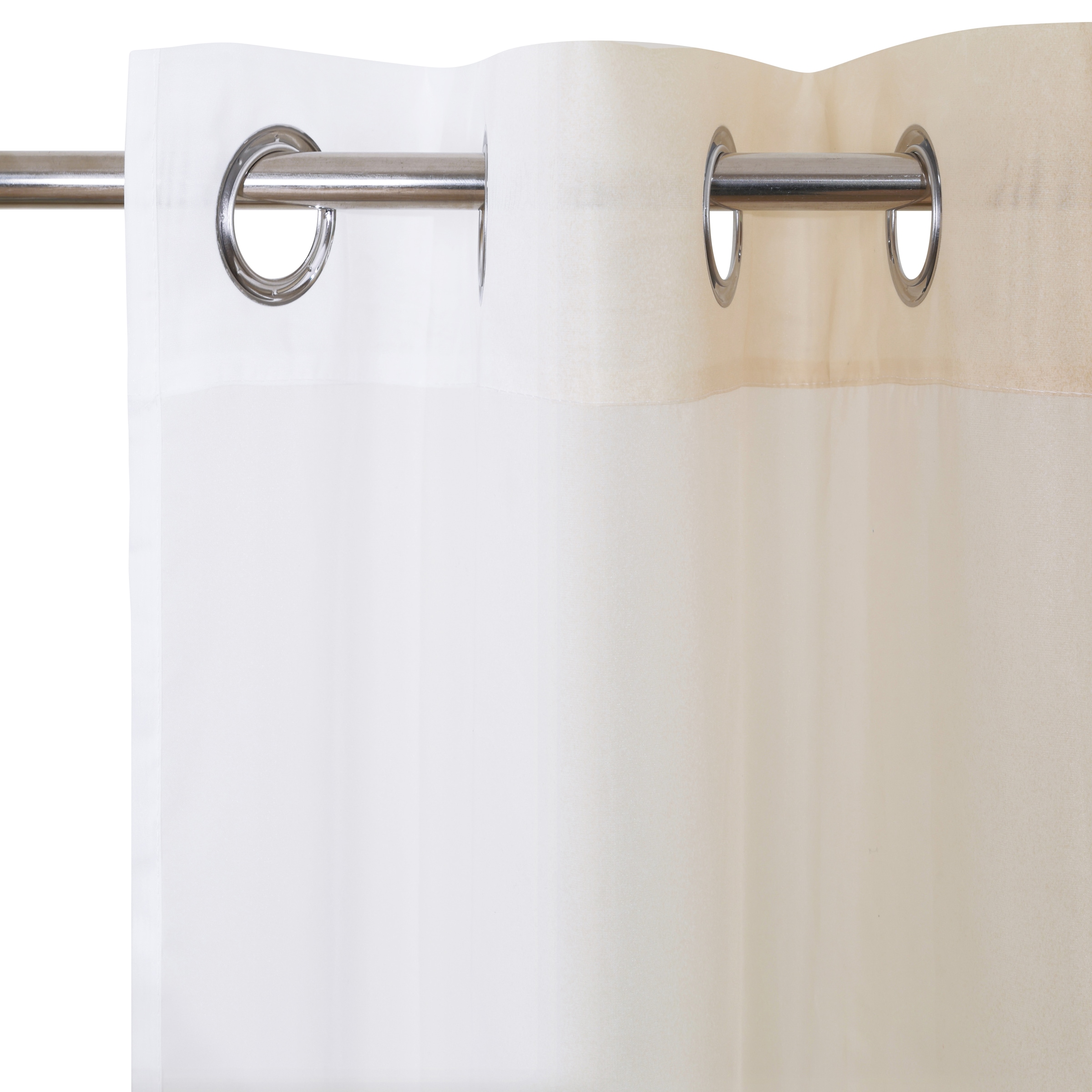 GOODproduct Gardine »Nivva« Ösen 2 Stk. tlg. Transparent, Ösen- Aufhängung, Pflegeleicht, 2er Set