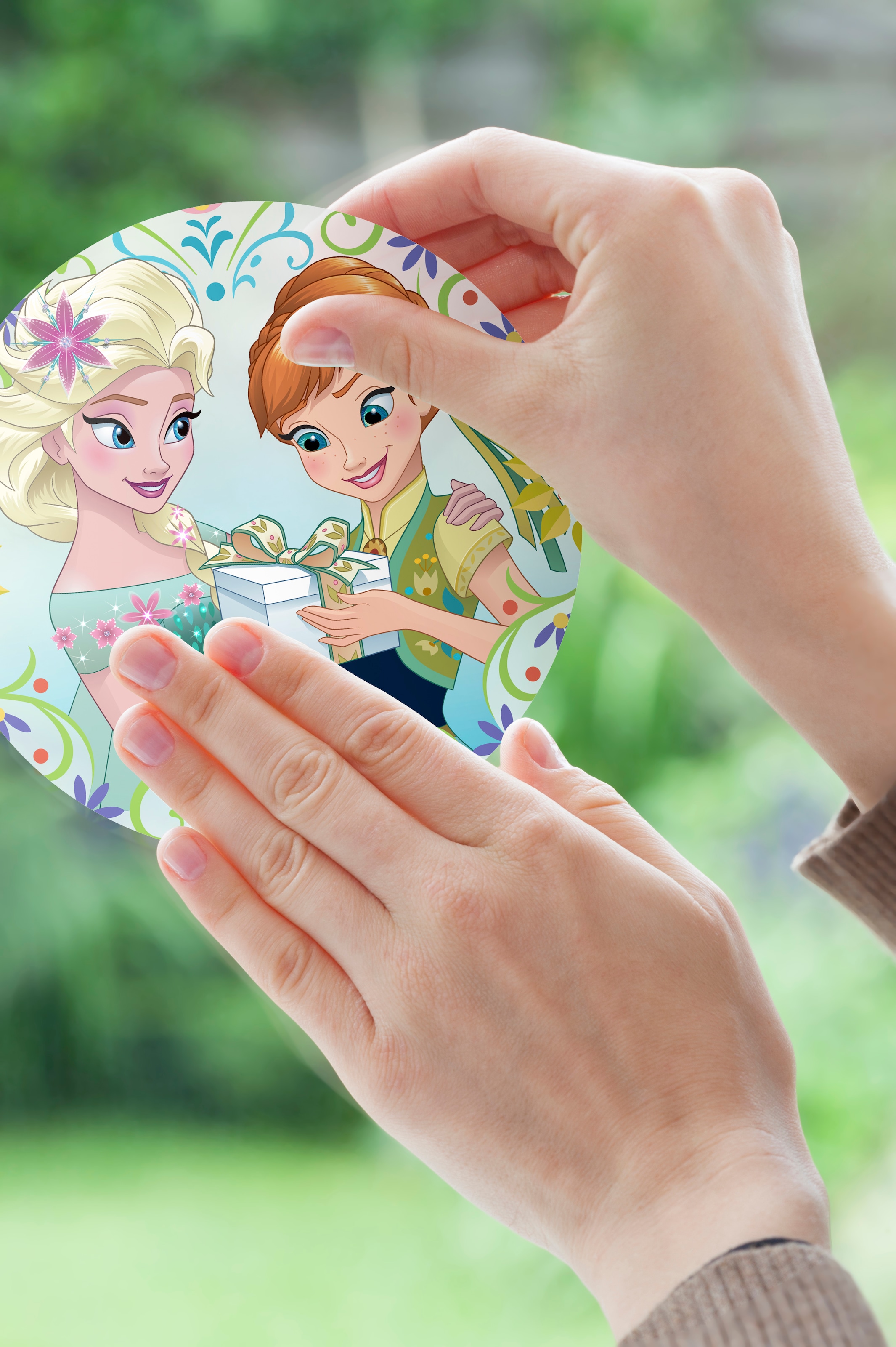 Komar Fensterbild »Fenstersticker - Frozen Springday - Grösse 30 x 30 cm« 30 x 30 cm, 2 Bogen