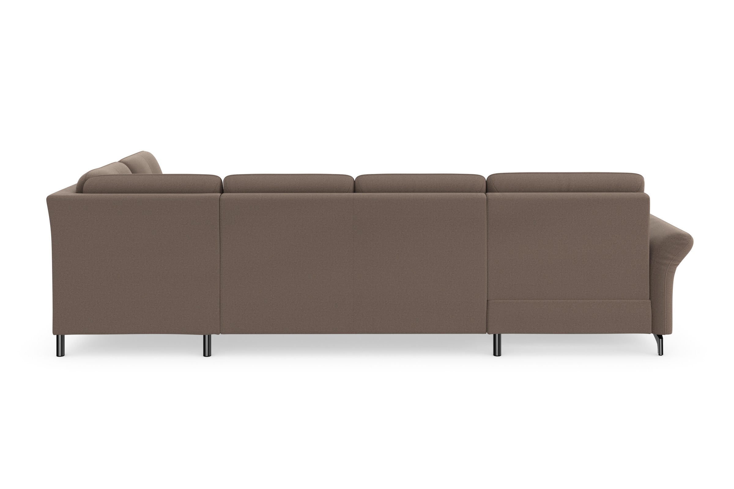 Places of Style Wohnlandschaft »Calando U-Form«, wahlweise mit Bettfunktion, Bettkasten und Armteilfunktion