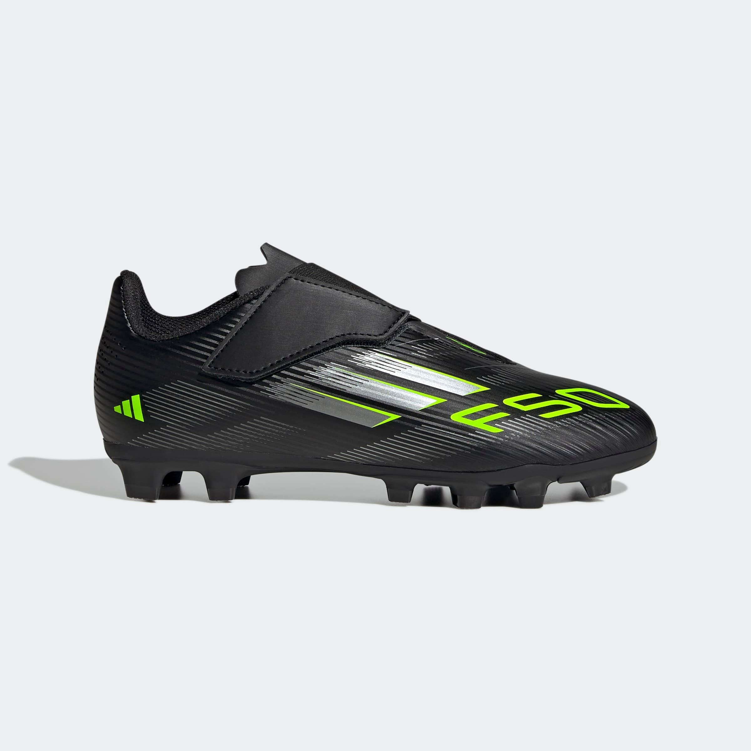 adidas Performance Fussballschuh »F50 CLUB KLETTVERSCHLUSS KUNSTRASEN NEUERER GENERATION, HART- UND ASCH«, geeignet für Rasen- und Kunstrasenplätze