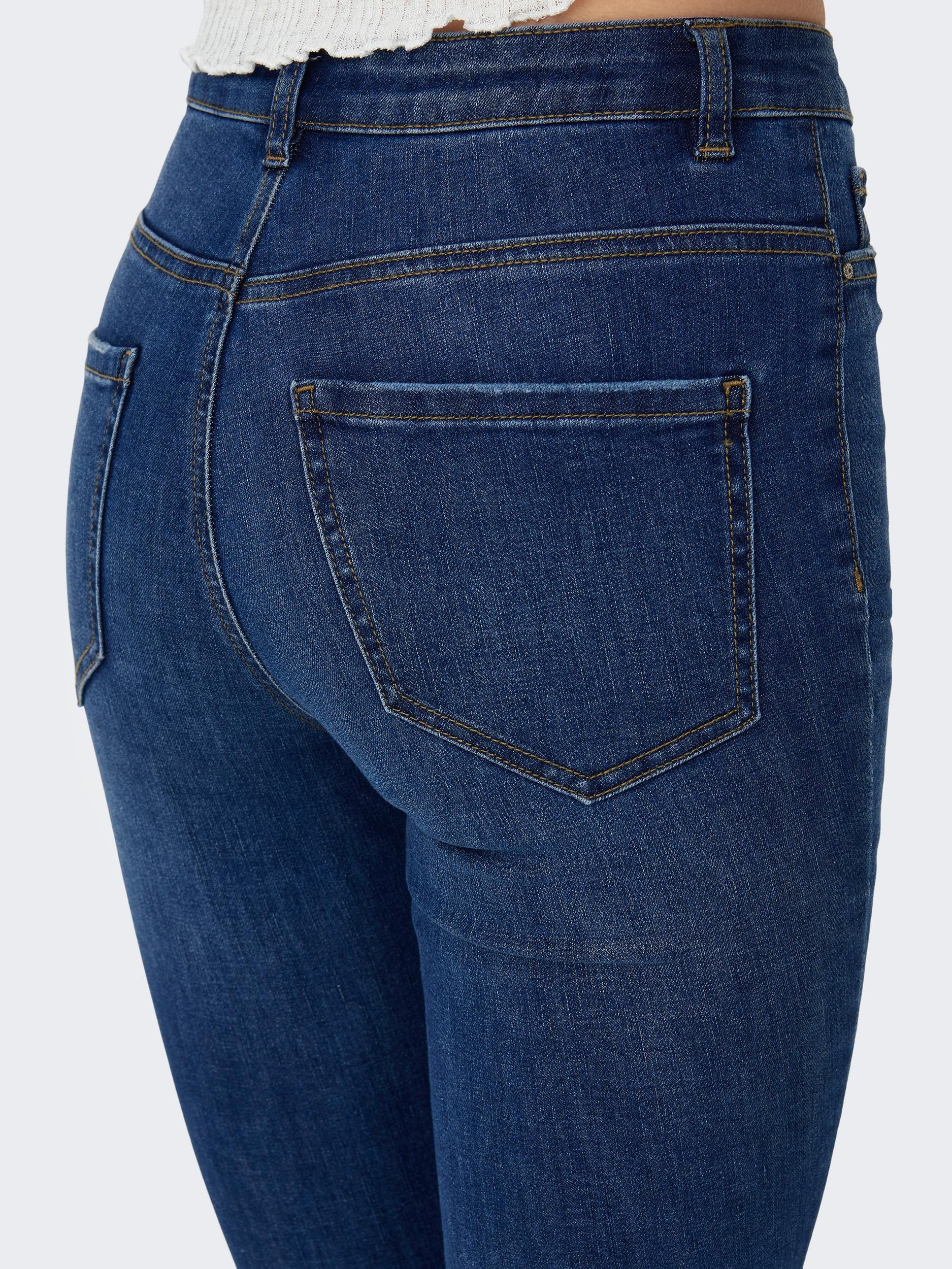 ONLY Skinny-fit-Jeans »ONLROSE – Skinny-Jeans mit hoher Taille und modischer Waschung«, skinny fit, modisch, Denim, Baumwollmischung