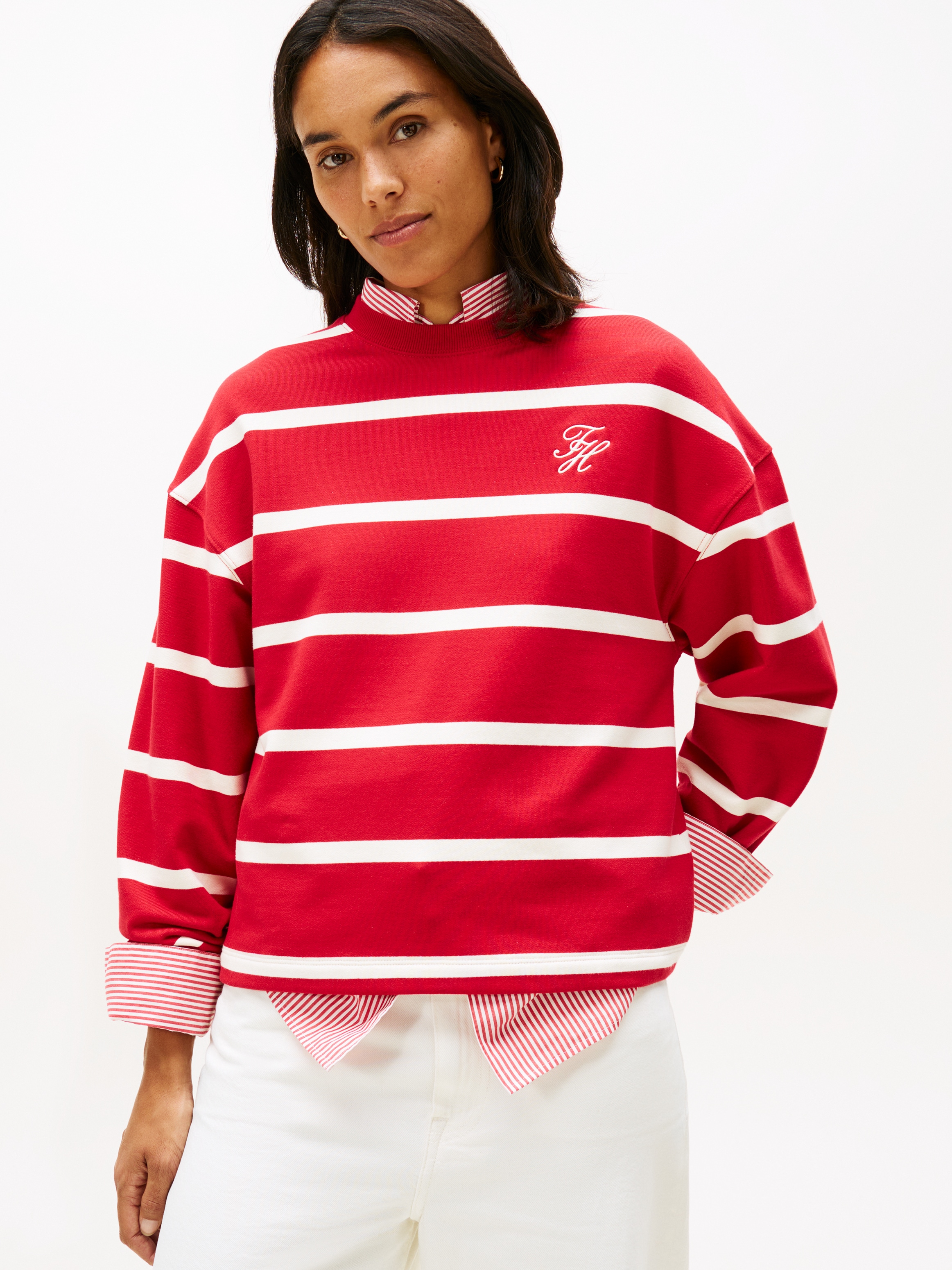 Image of Tommy Hilfiger Sweatshirt "TH SCRIPT MDRN TERRY SWTSHRT"