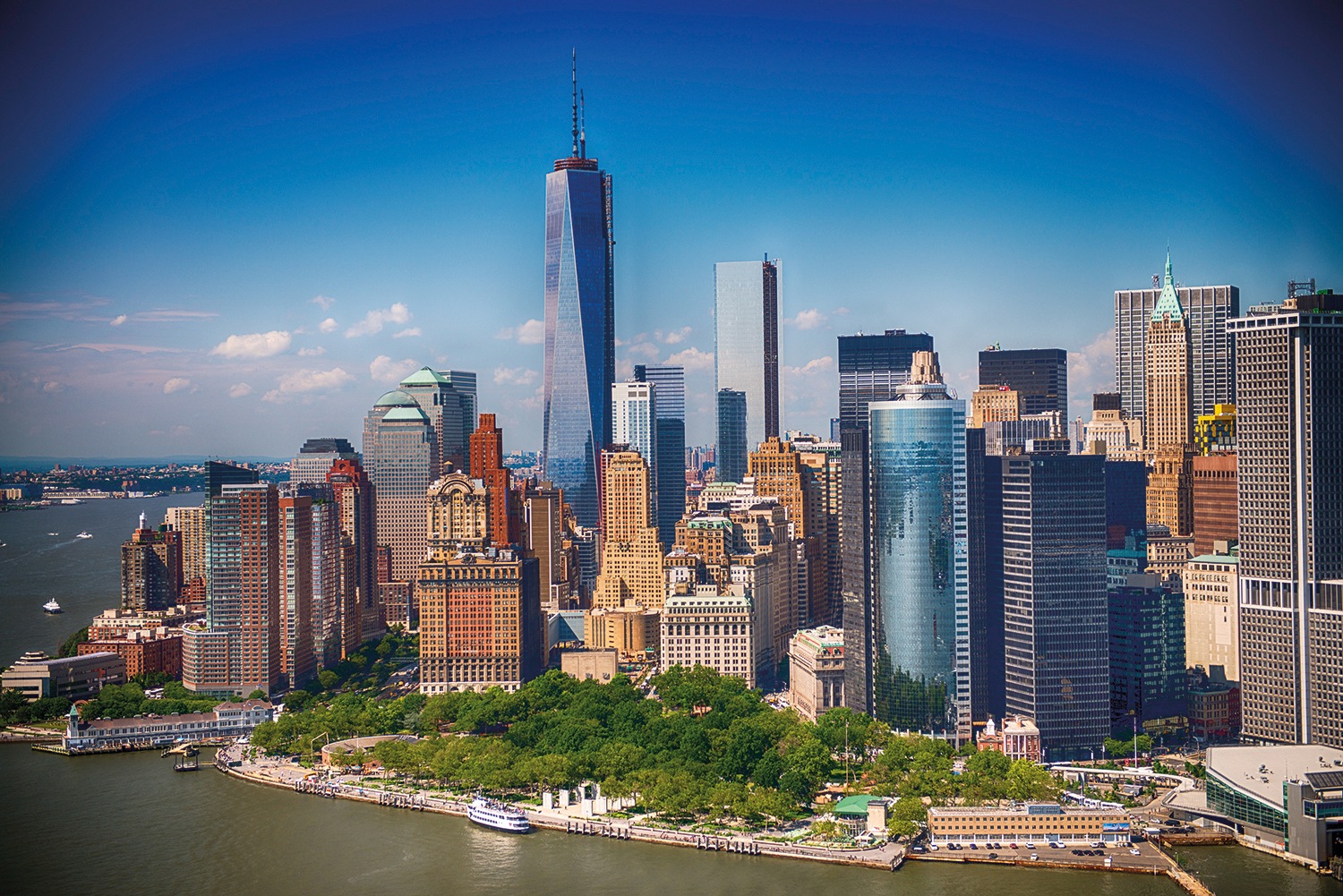 Image of Papermoon Fototapete "Lower Manhattan Skyline" glatt