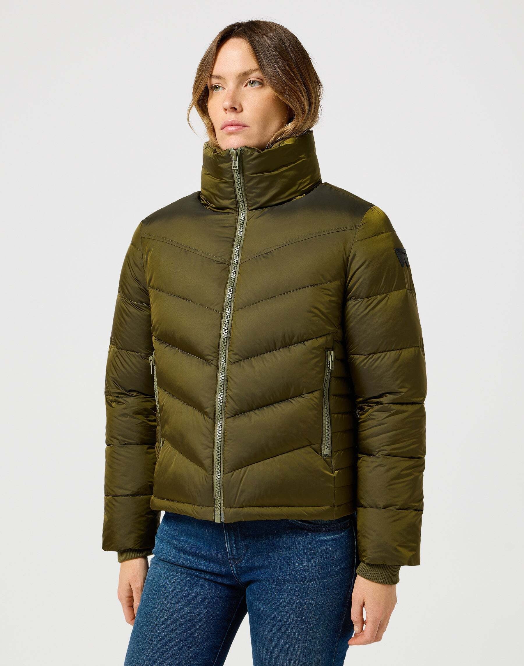 Wrangler Veste matelassée »WRANGLER Steppjacke Short Puffer Jacket«
