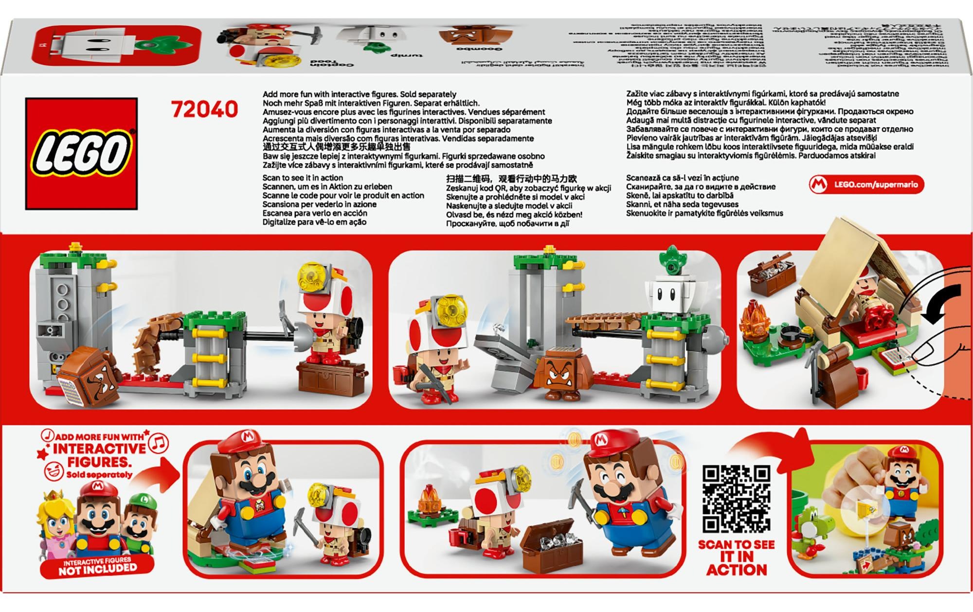 LEGO® Spielbausteine »LEGO® Super Mario Kapitän Toad-Camp 72040«