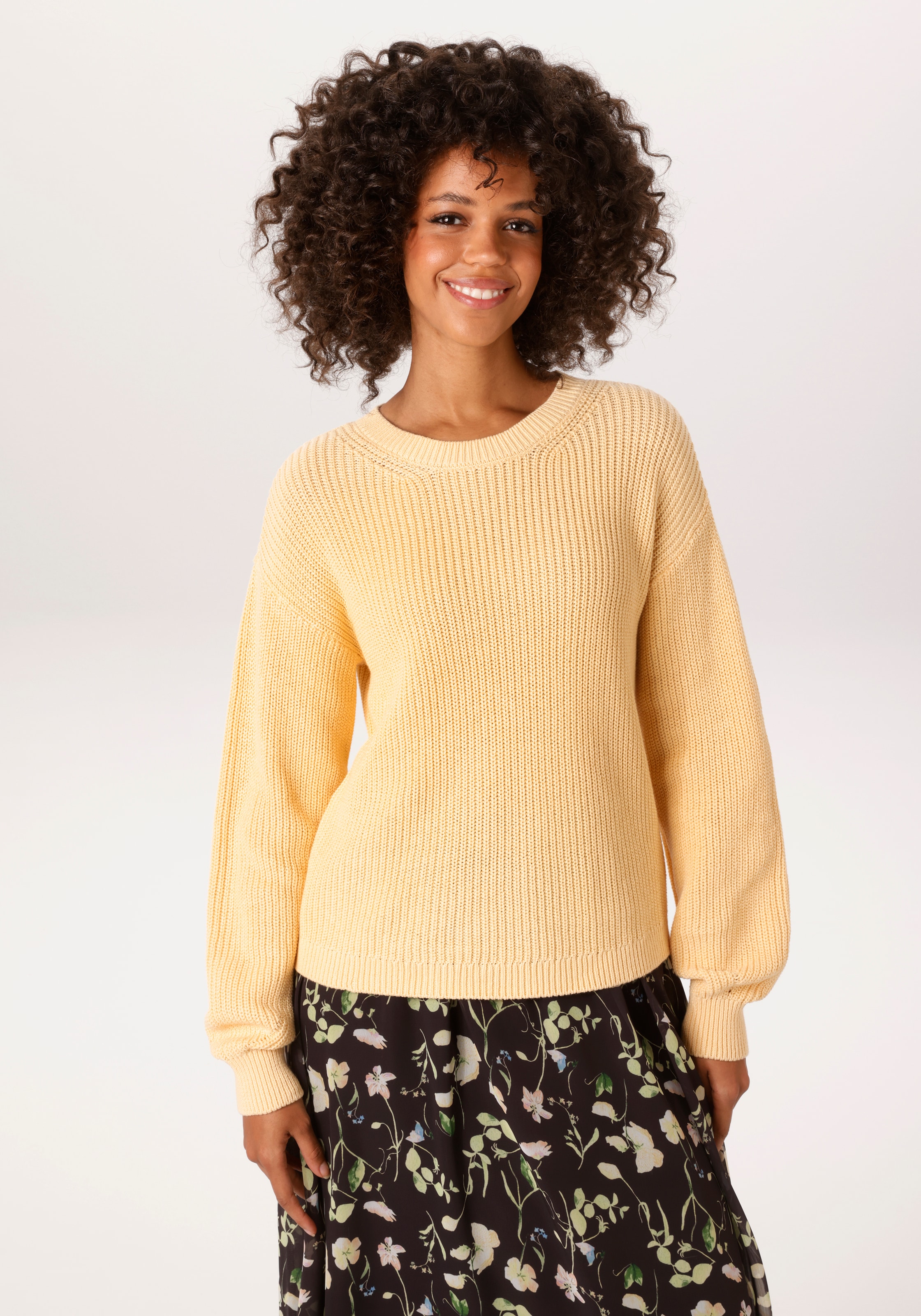 Image of Aniston CASUAL Strickpullover in trendiger Farbpalette