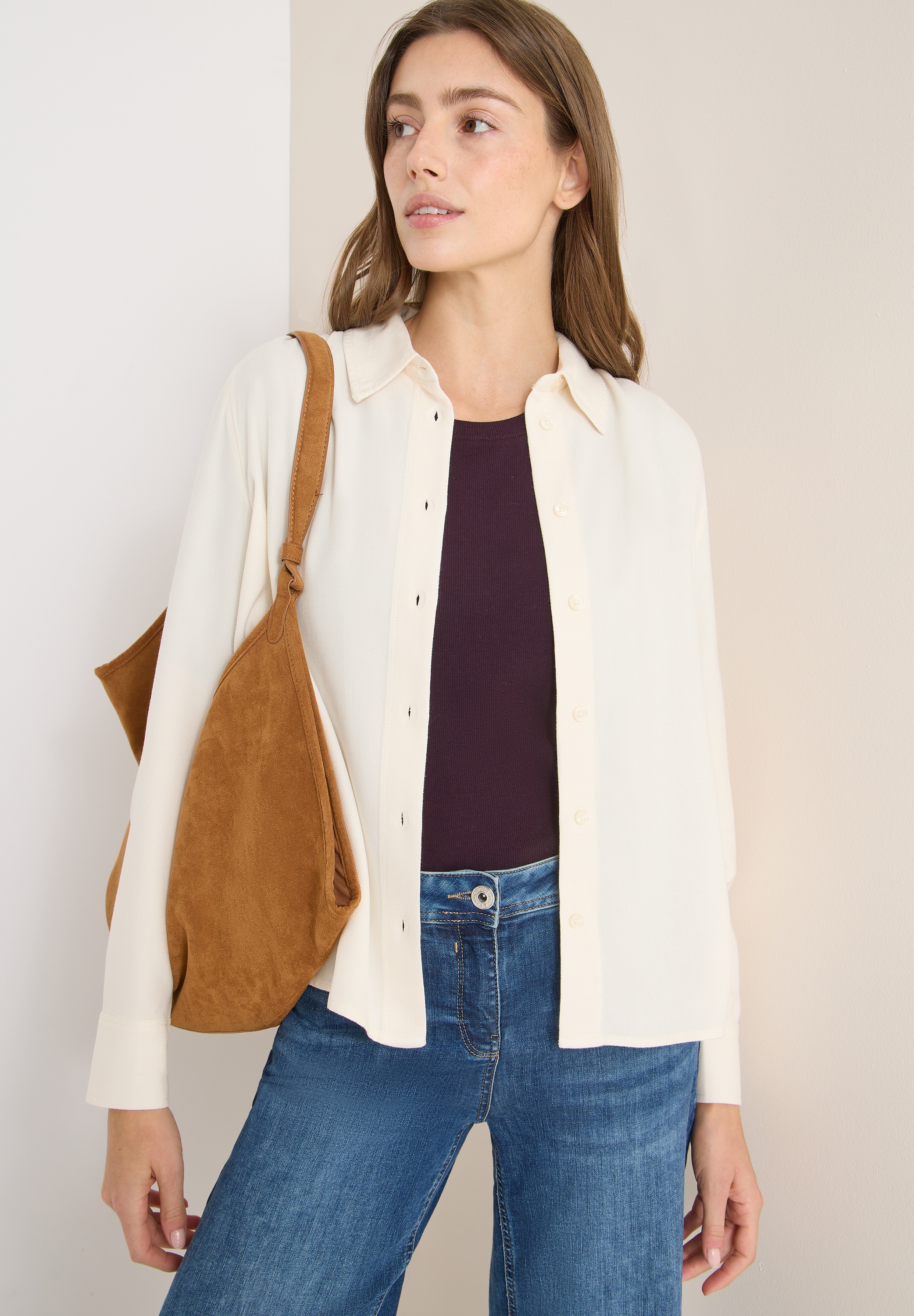 Cecil Hemdbluse mit Manschetten