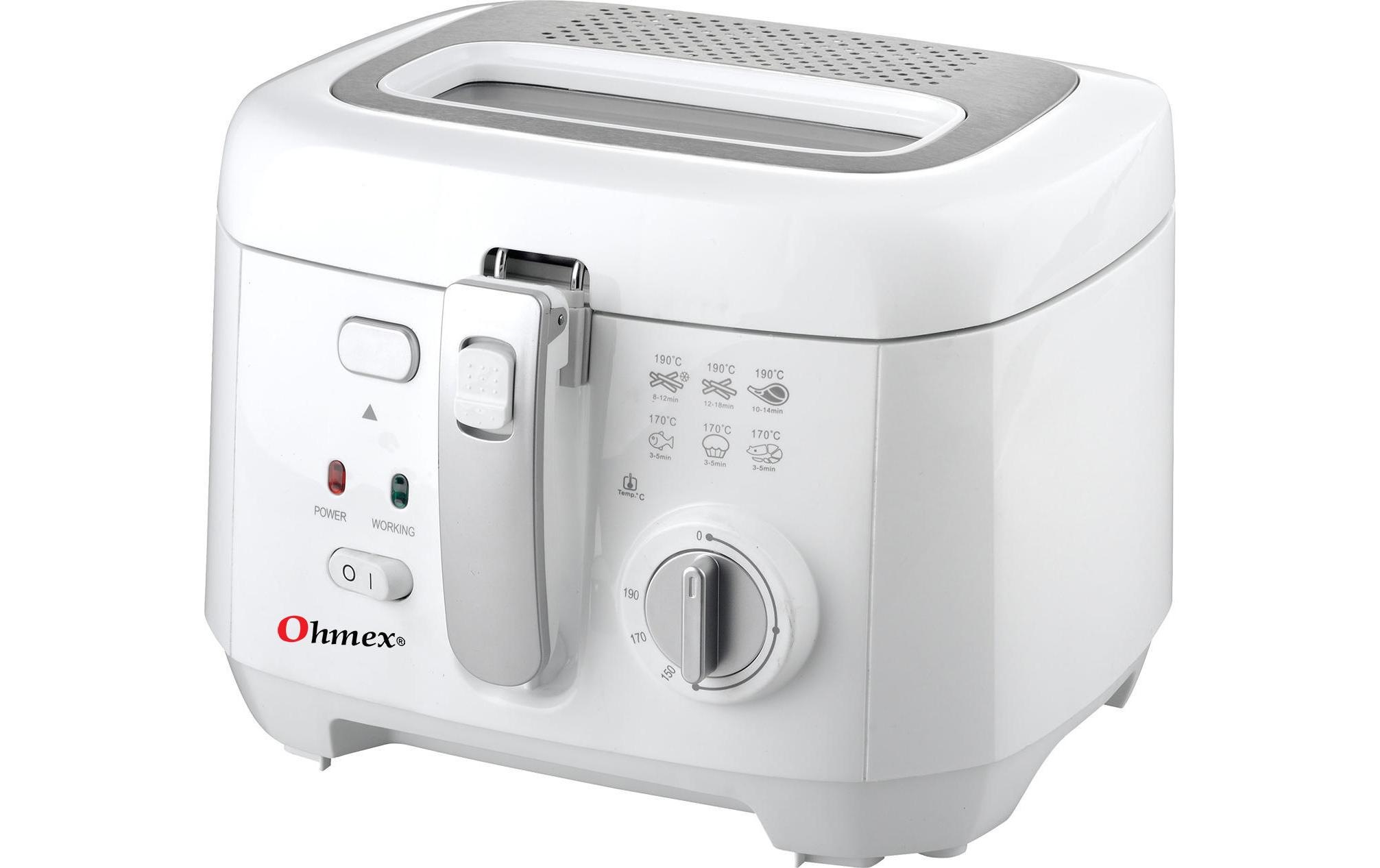 Image of ohmex Fritteuse "Fritteuse FRY 1180" 1800 W Fassungsvermögen 2,5 l