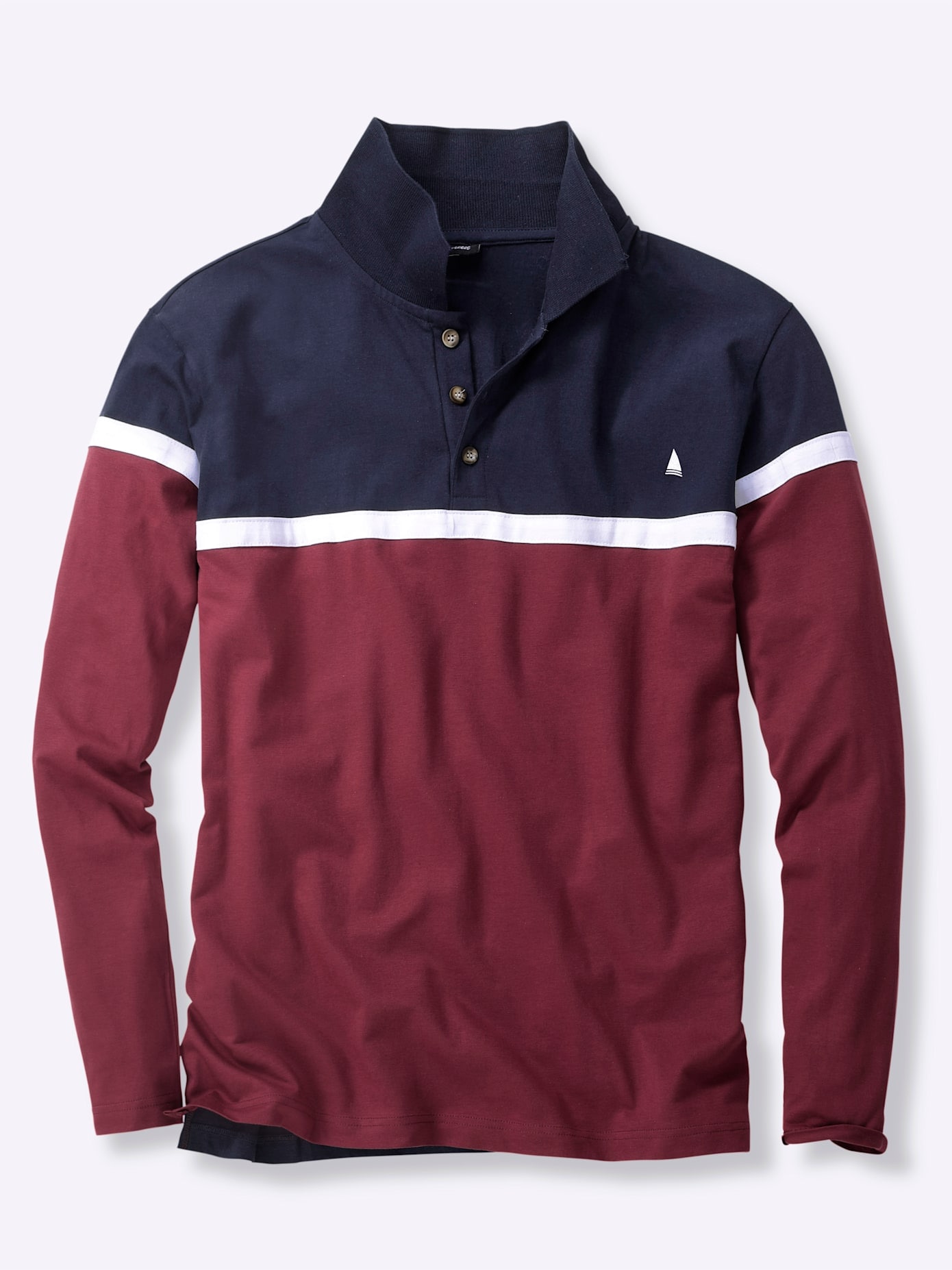 Catamaran Langarmshirt »Langarm-Poloshirt« 1 tlg.