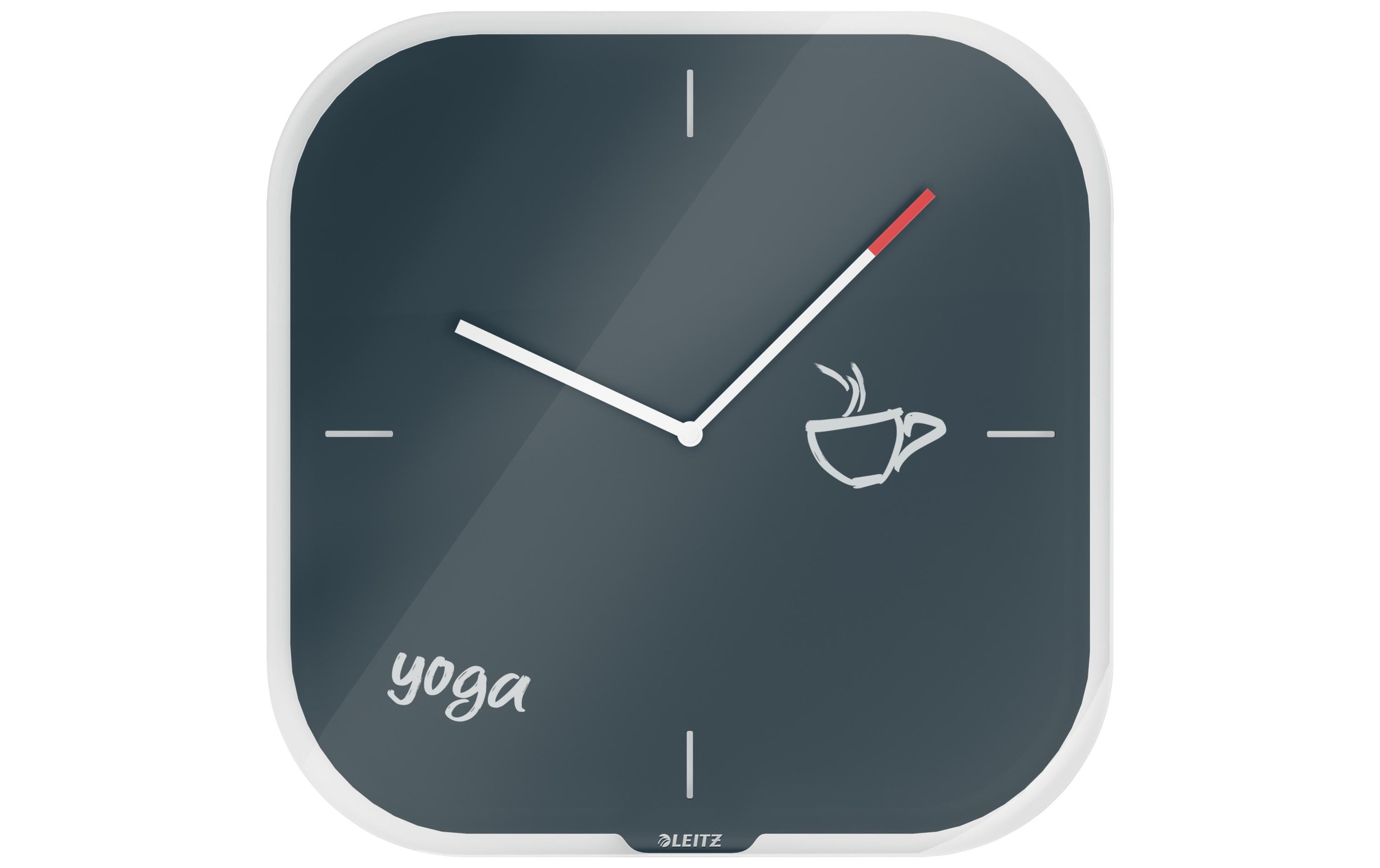 LEITZ Wanduhr »Leitz Cosy Grau«