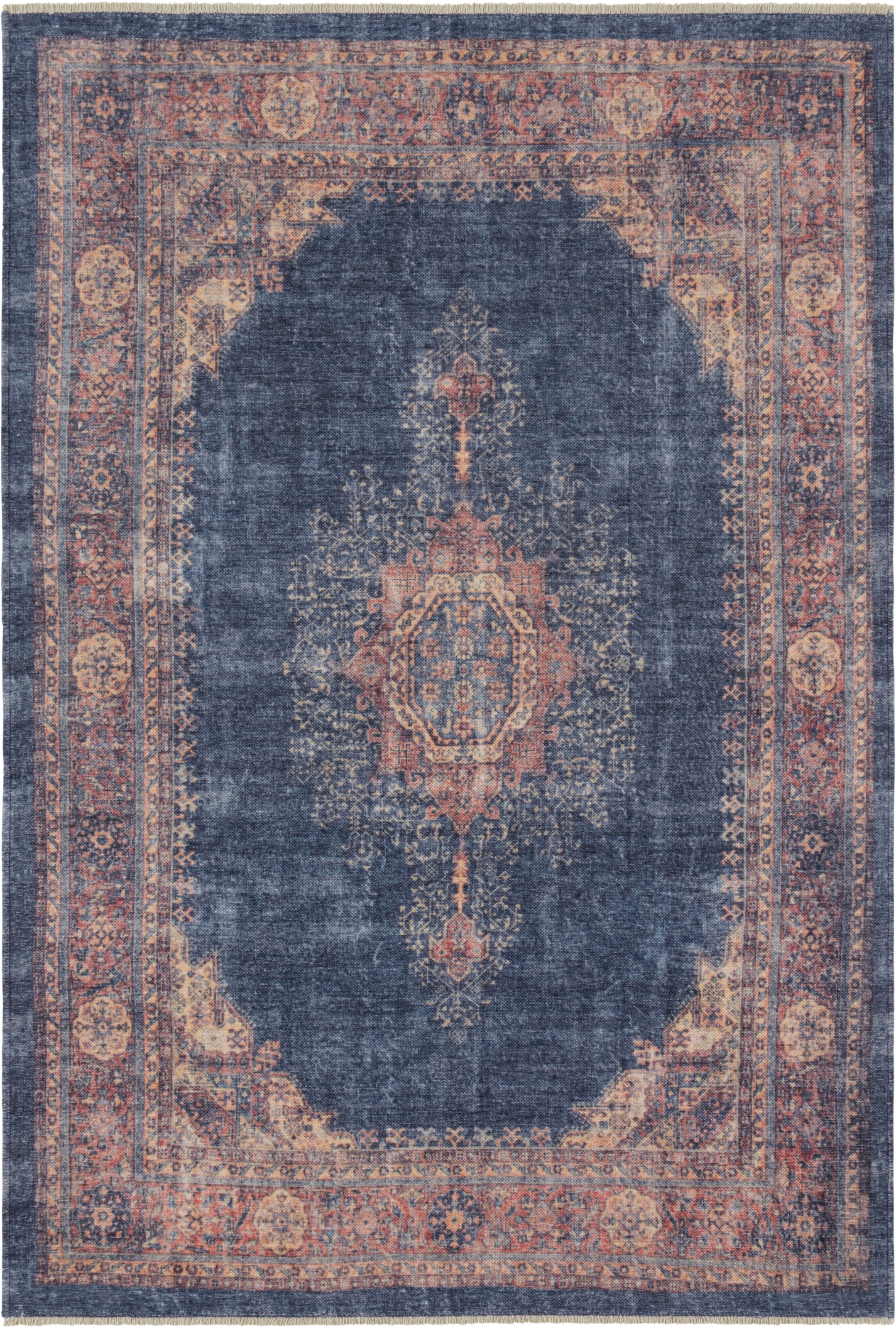 Image of NOURISTAN Teppich »Hamadan Shavari«, rechteckig, 7 mm Höhe, Orient Optik, Used Look, Wohnzimmer, Schlafzimmer, Arbeitszimmer, Robust, Pflegeleicht, Gekettelt bei Ackermann Versand Schweiz