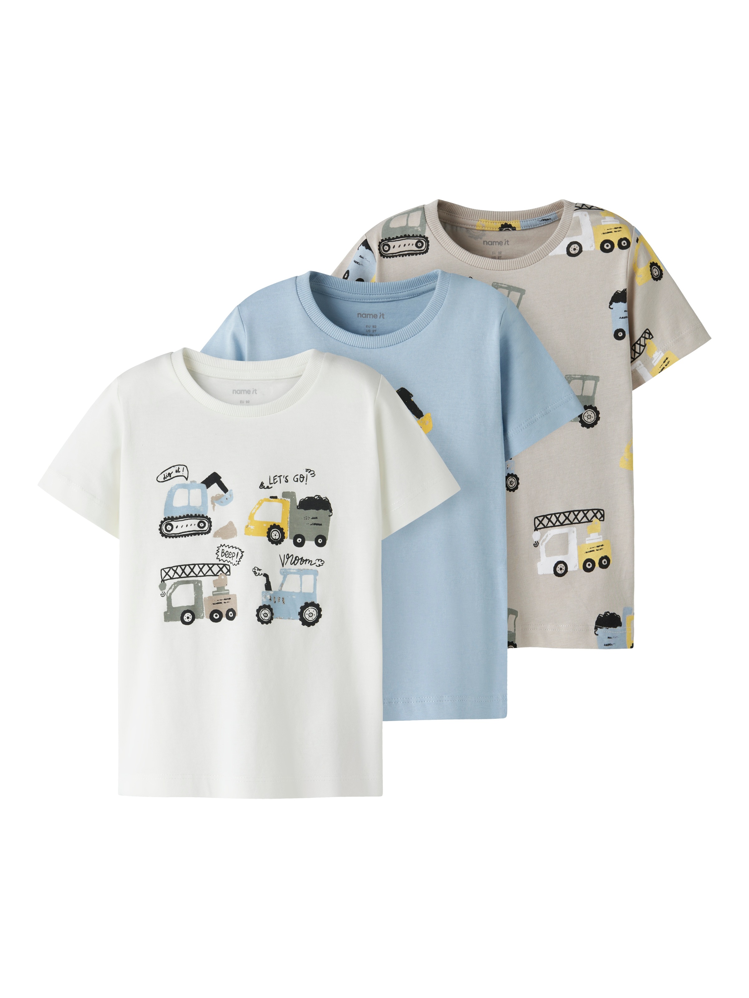 Image of Name It T-Shirt "NMMDANNY 3P SS TOP" Packung, 3