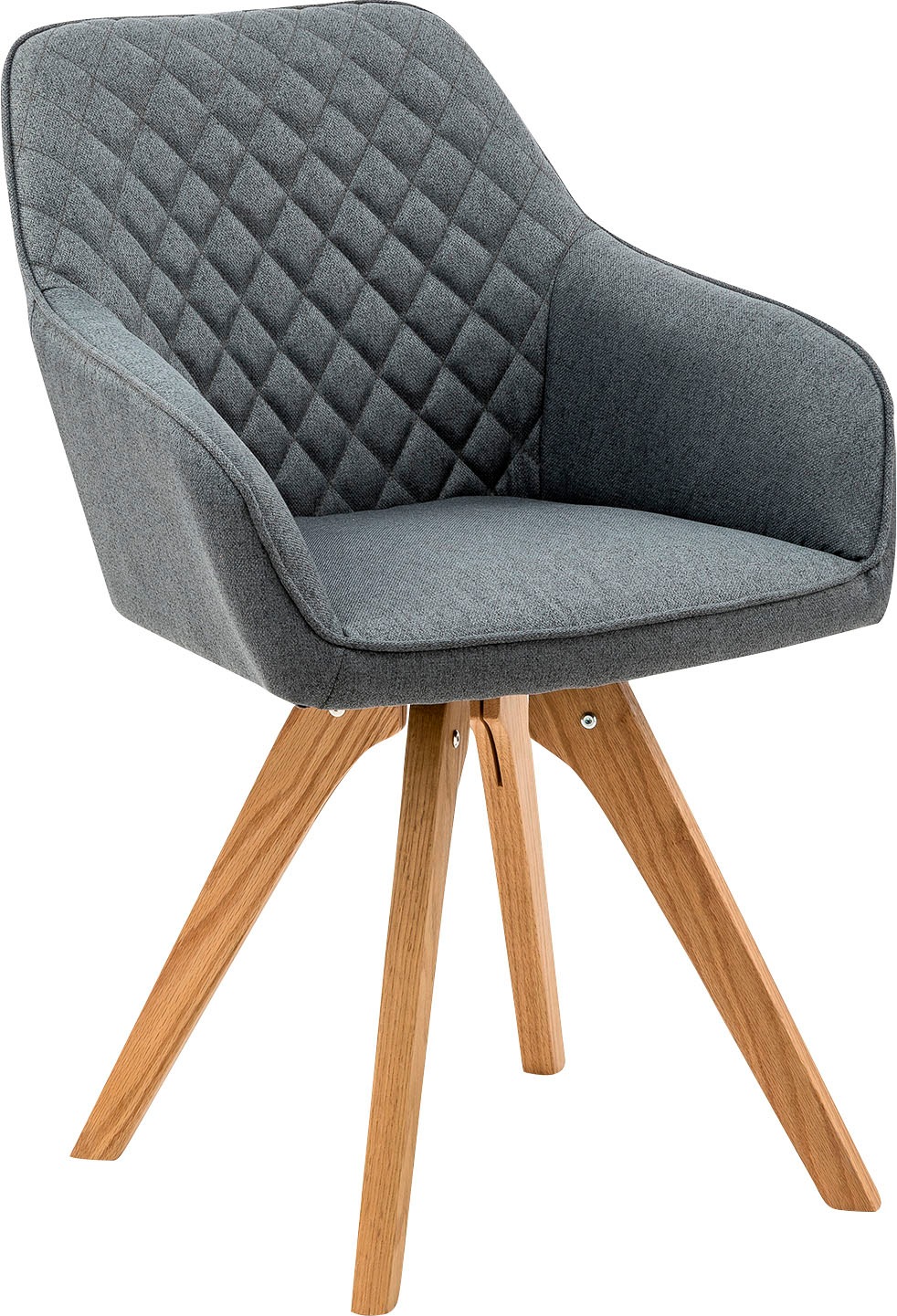 SalesFever Essgruppe »Växjö - Familienfreundlicher Esstisch inkl. Stühle« Set, 5 Stk. tlg. bestehend aus 4 modernen Polsterstühlen und einem 180 cm breitem Tisch