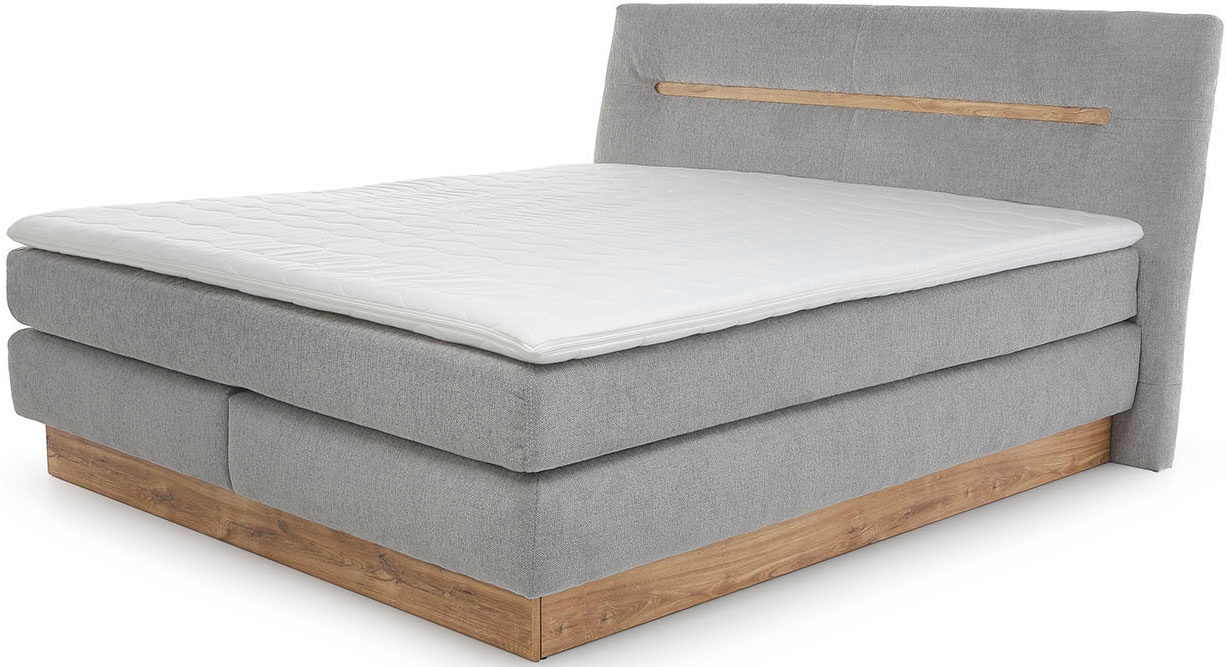 Jockenhöfer Gruppe Lit boxspring »Nika erhältlich in der Grösse 180x200cm« avec coffre de lit, matelas 7 zones, surmatelas, plusieurs degrés de fermeté au choix