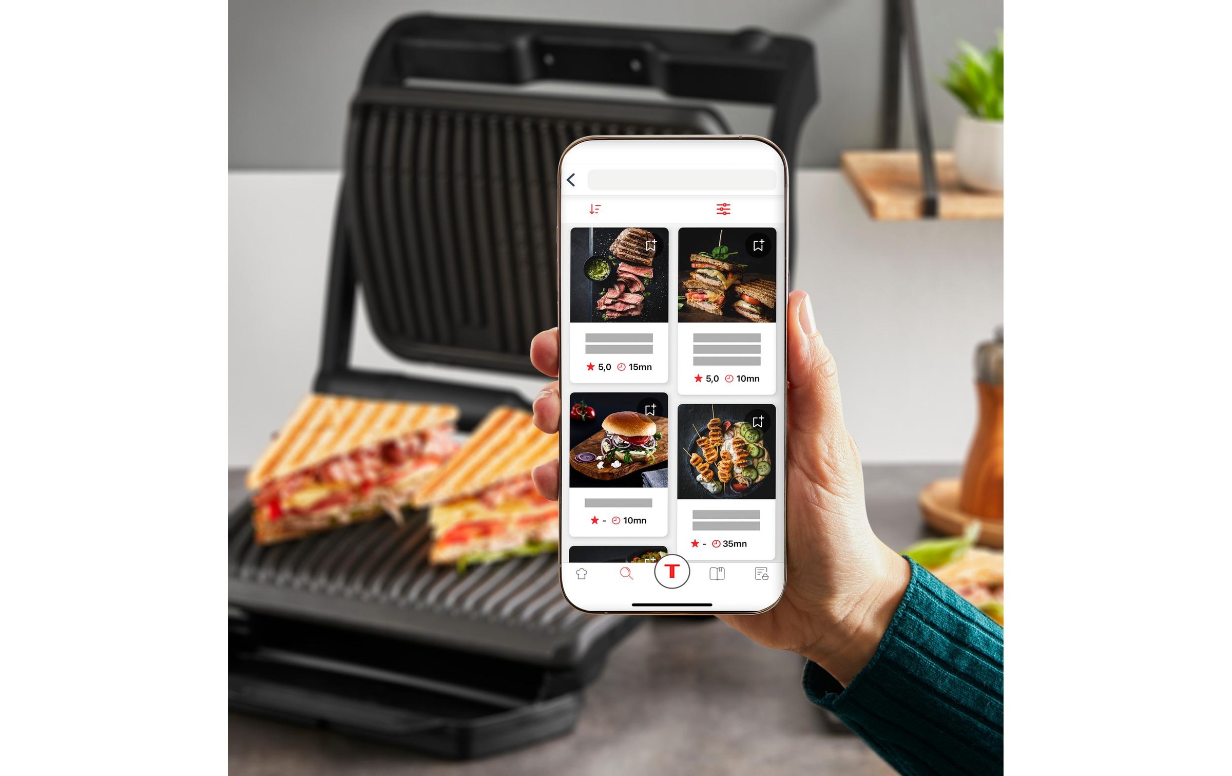 Tefal Kontaktgrill »OptiGrill+ GC7178 2000 W«, 2000 W