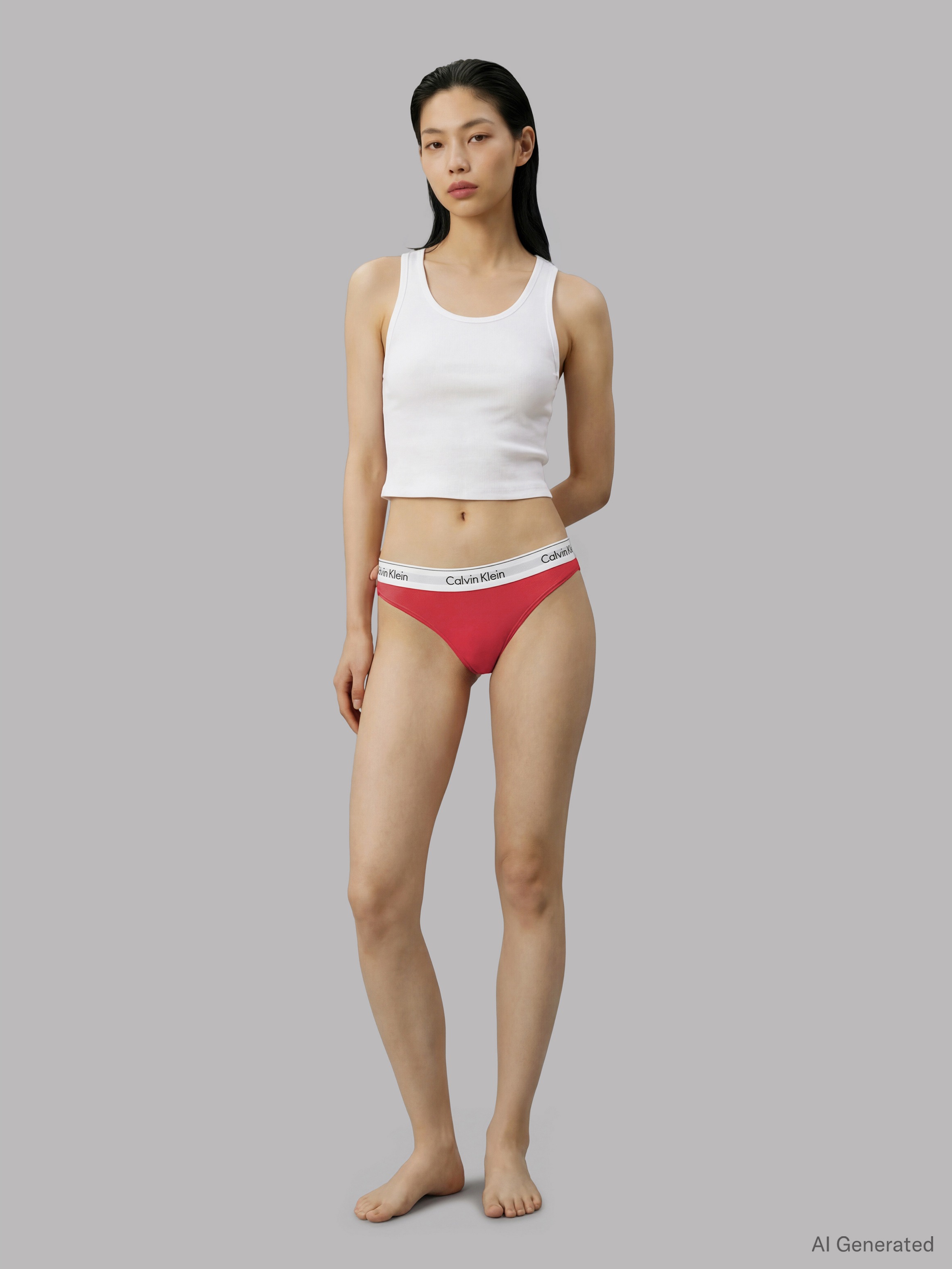 Calvin Klein Underwear Tanga »THONG 2PK« Packung, 2er-Pack,  Körpernahe Passform mit elastischem Bund