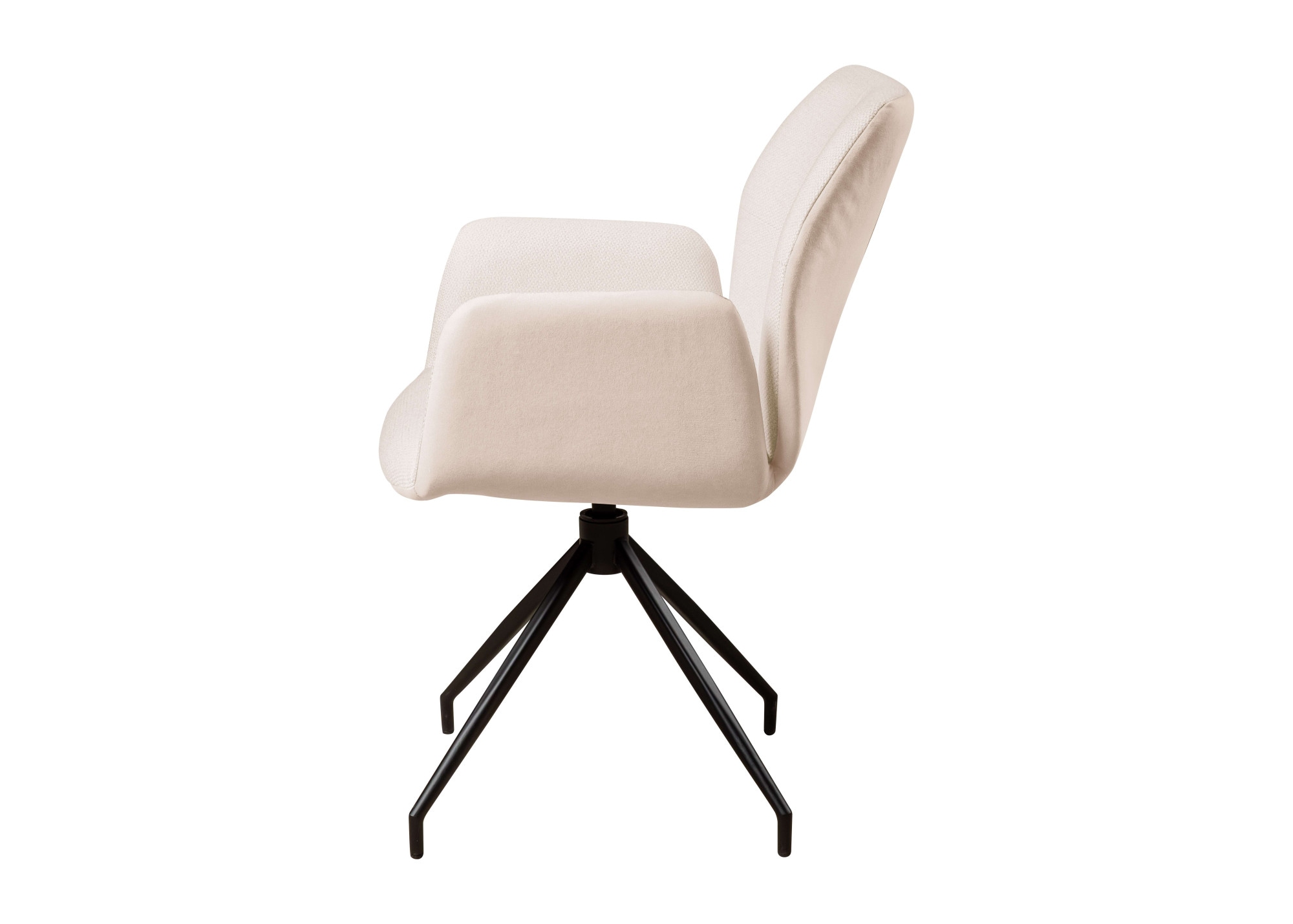 GOODproduct Chaise avec accoudoirs »Bruna Drehstuhl, Polsterstuhl, Esszimmerstuhl, Küchenstuhl, 4-Fussstuhl« () 360° drehbar, mit automatischer Rückstellung, 2-Stoff-Design