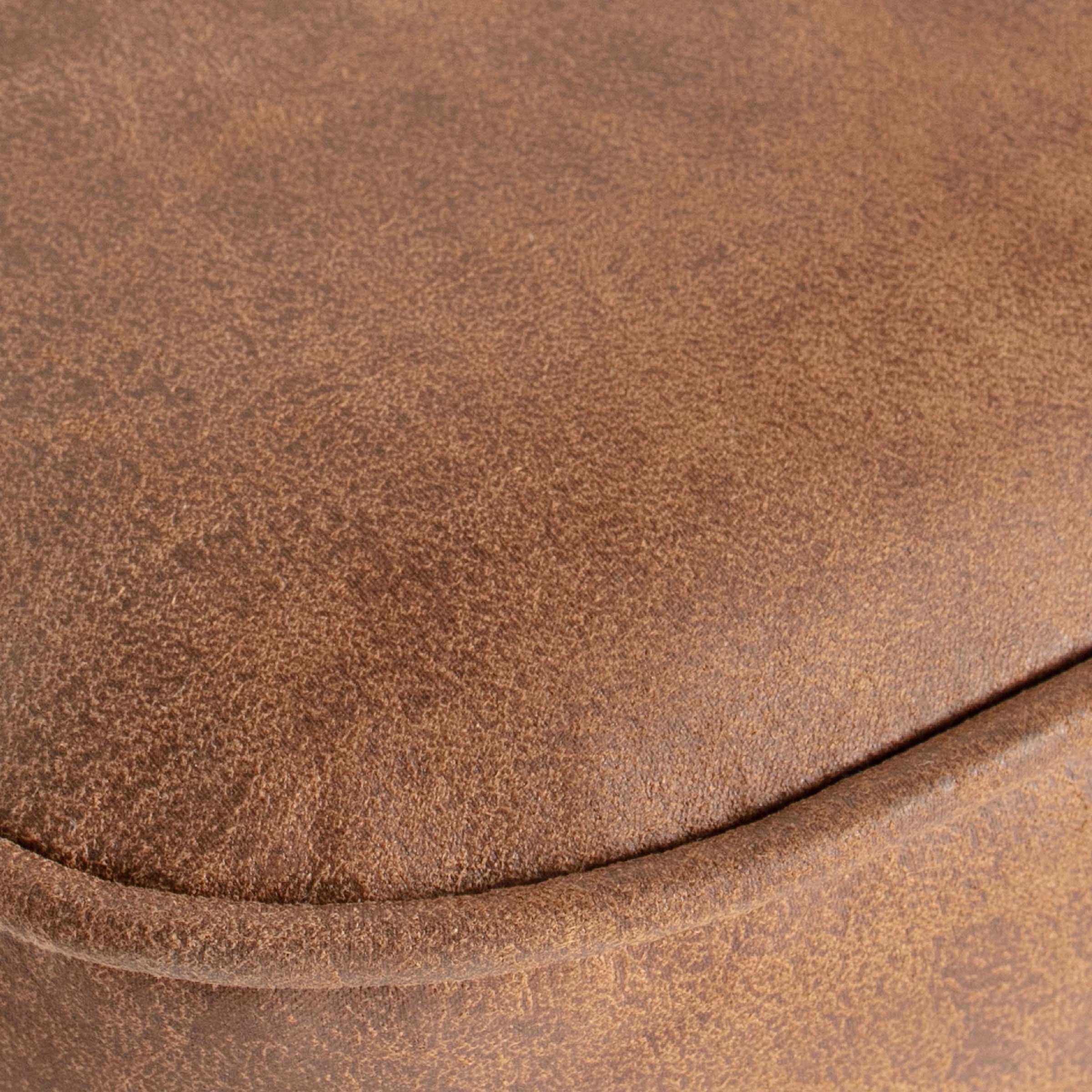 WOOOD Esszimmerstuhl »Vogue Bezug mit Fussstütze und Metallgestell, H 103 x B 50 x T 55 cm« () 1 Stk.Recycling-Lederfaser-Verbundstoff, pfleigleicht, Tragkraft 100 kg