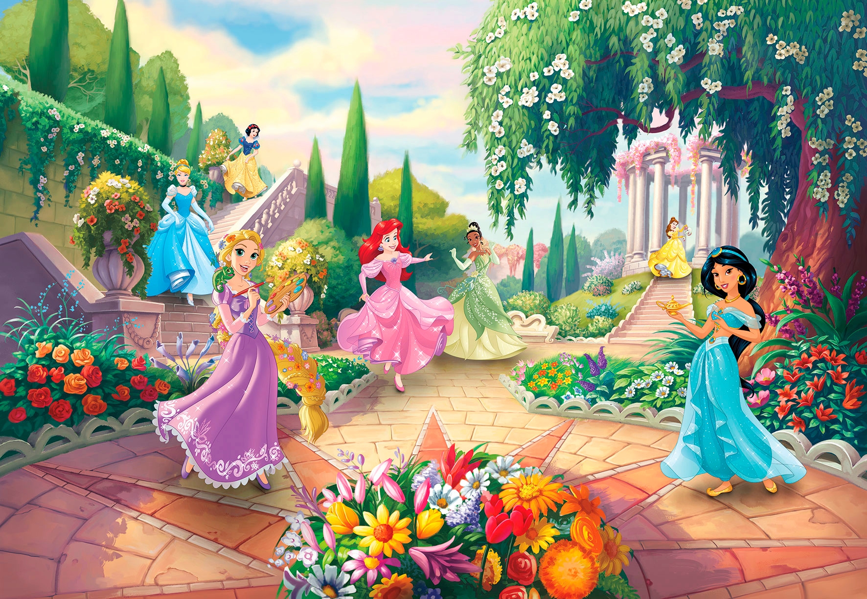 Image of Komar Fototapete "Princess Park - Grösse 368 x 254 cm" bedruckt glatt Kinderzimmer