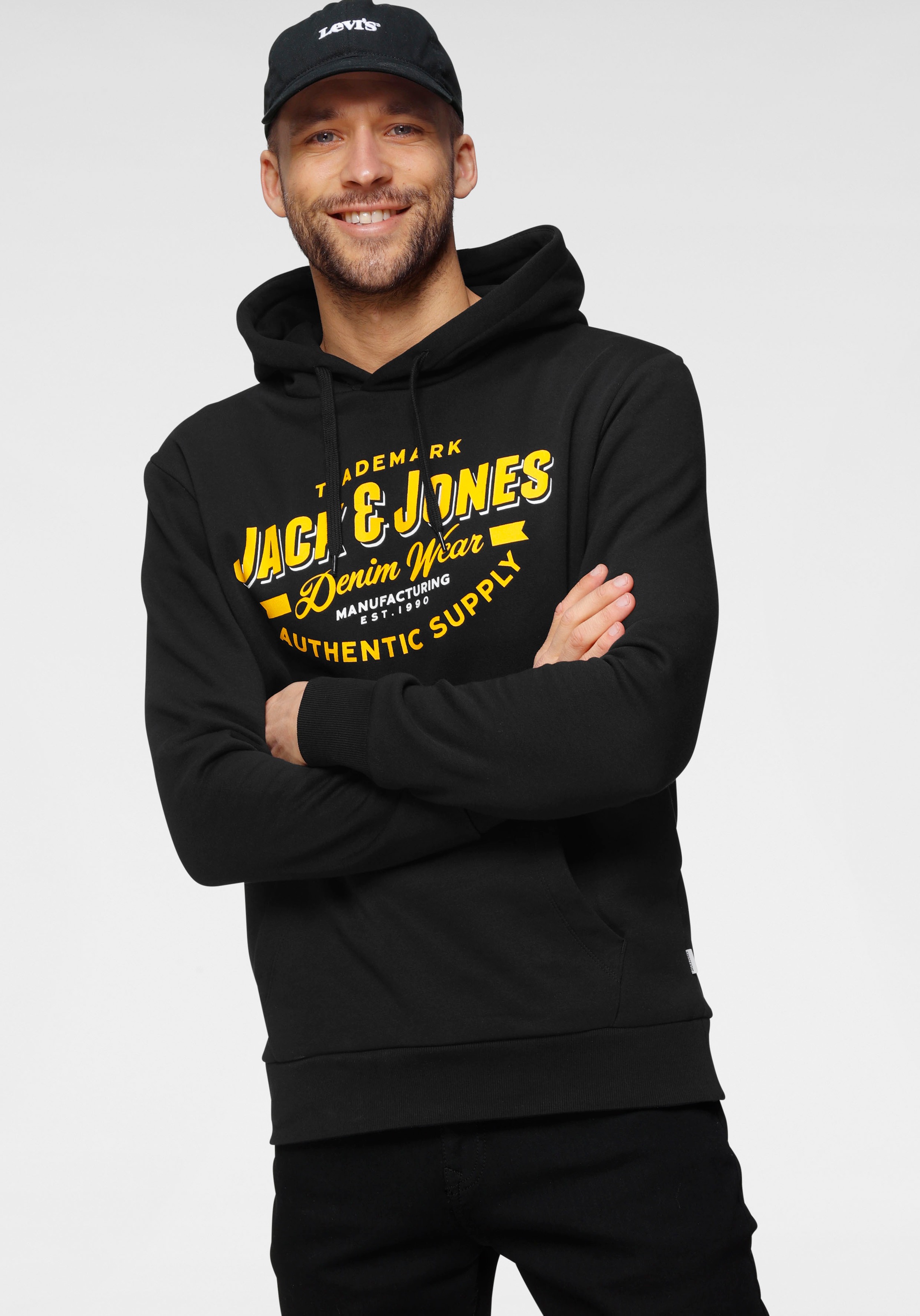 Image of Jack & Jones Kapuzensweatshirt »LOGO SWEAT HOOD« bei Ackermann Versand Schweiz