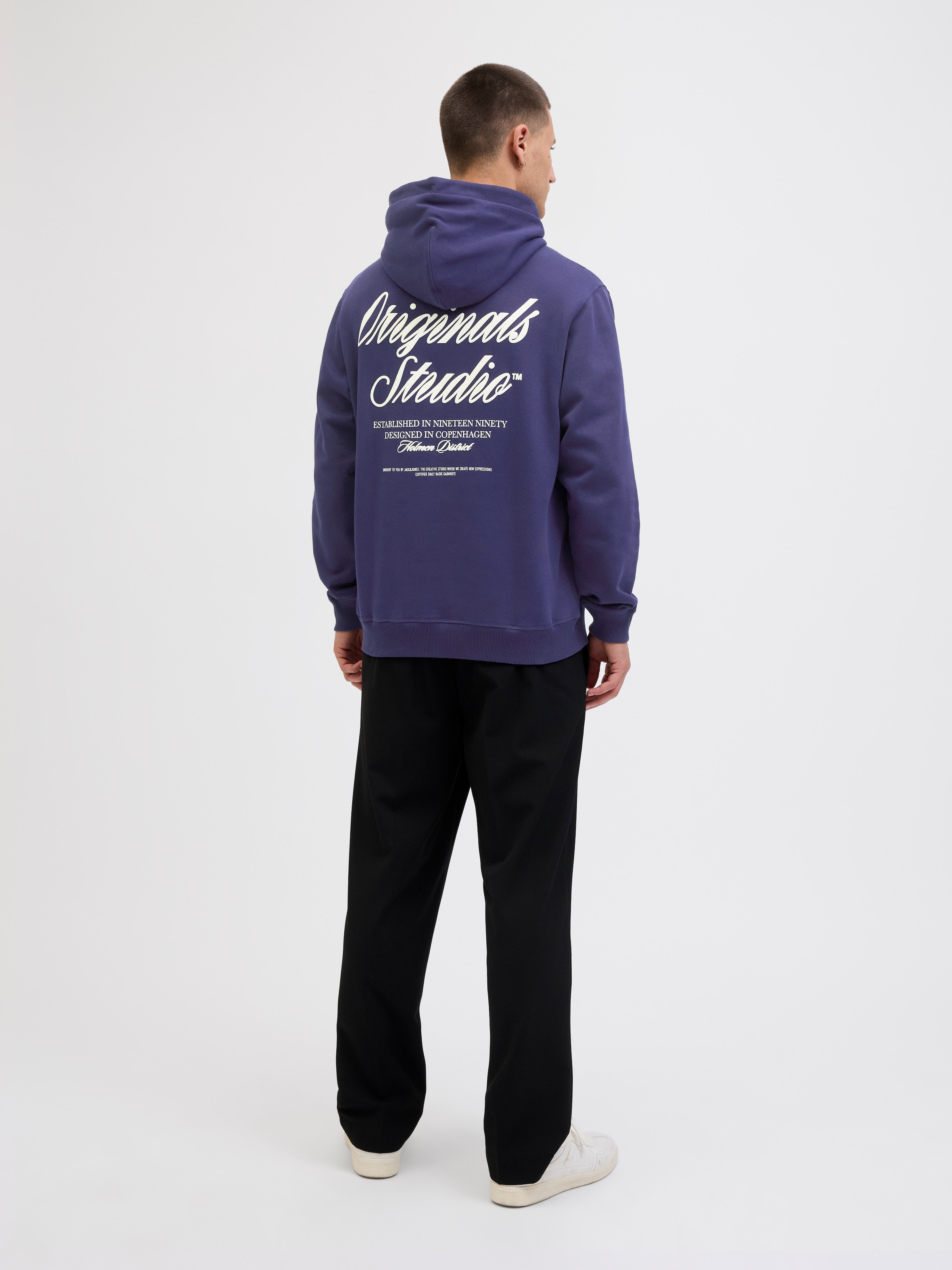 Jack & Jones Kapuzensweatshirt »JORNORREBRO TYPO BACK SWEAT HOOD SN«
